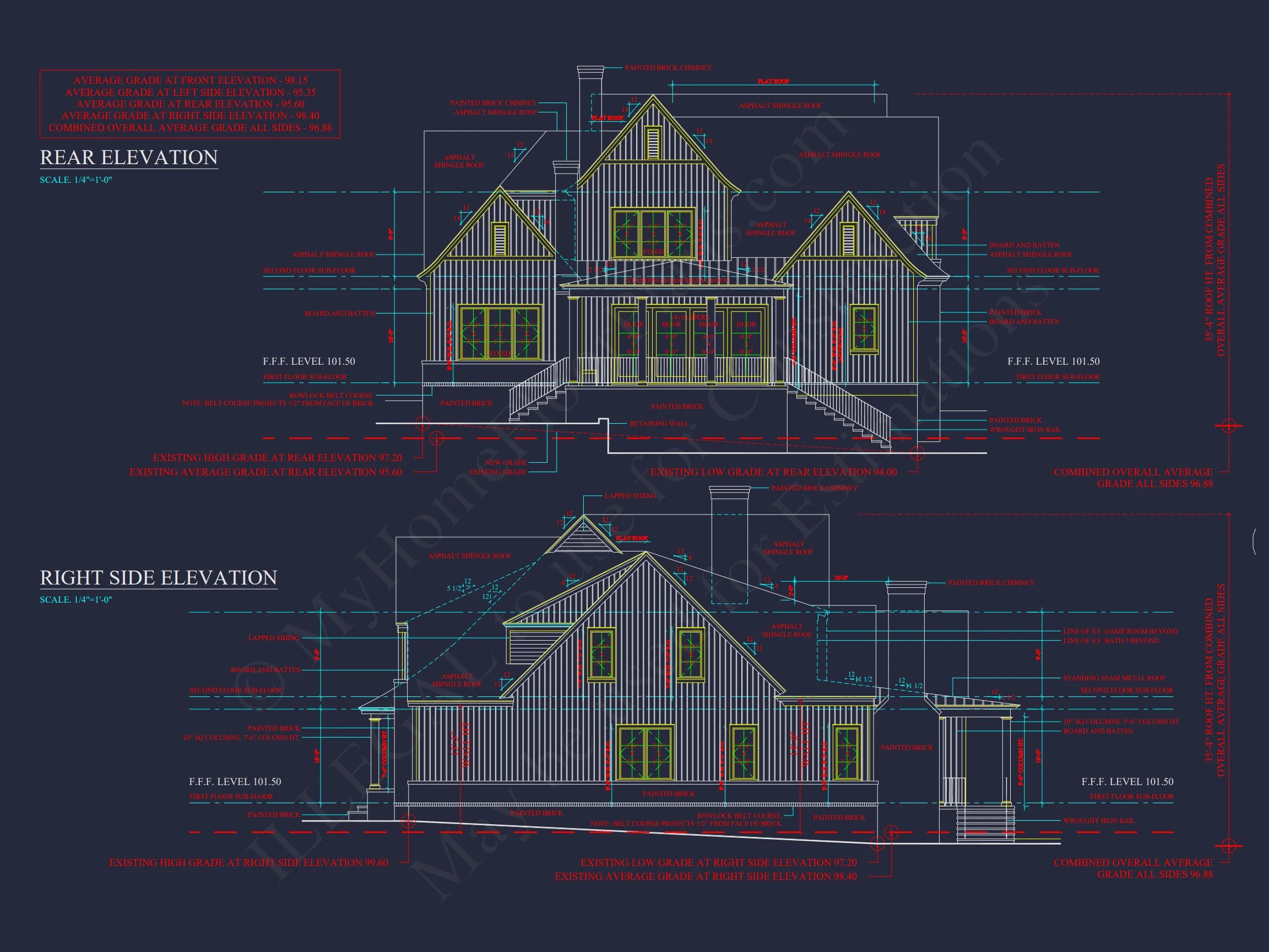 19-1236 HOUSE PLAN - Timeless House Plan: Blueprint, CAD Floor Designs 3 Timeless house Plan: Blueprint, CAD Floor Designs