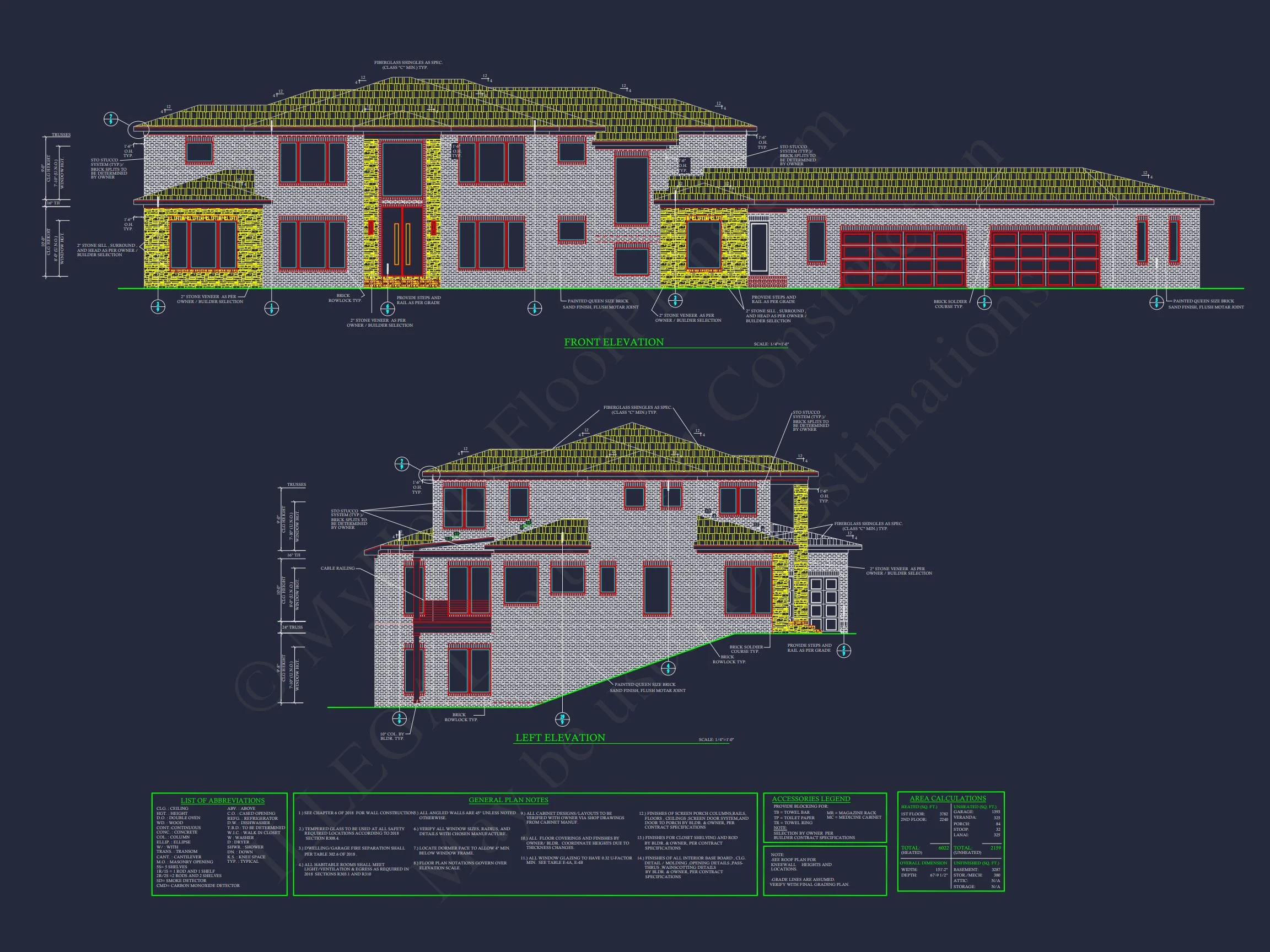 19-1122 HOUSE PLAN - Spacious Luxury House Plan with 2-Story Design & CAD Blueprints 2 Spacious Luxury house Plan with 2-Story Design & CAD Blueprints