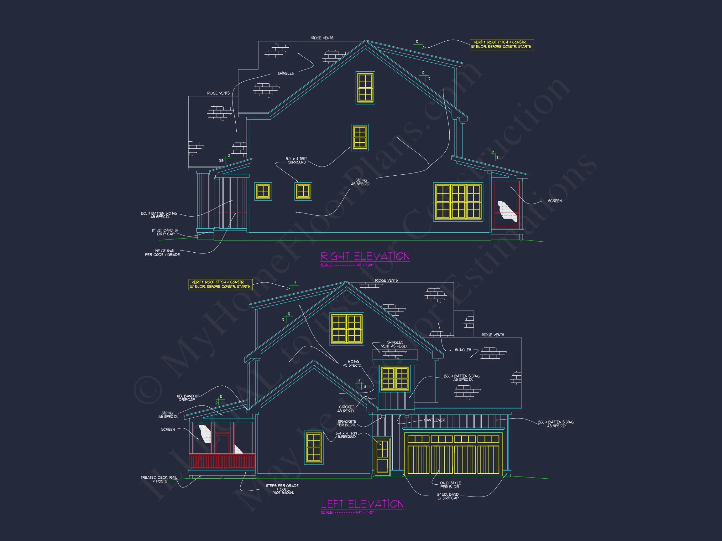 19-1111B HOUSE PLAN - Sophisticated House Plan with 3 Floors and CAD Designs 32 Sophisticated house Plan with 3 Floors and CAD Designs