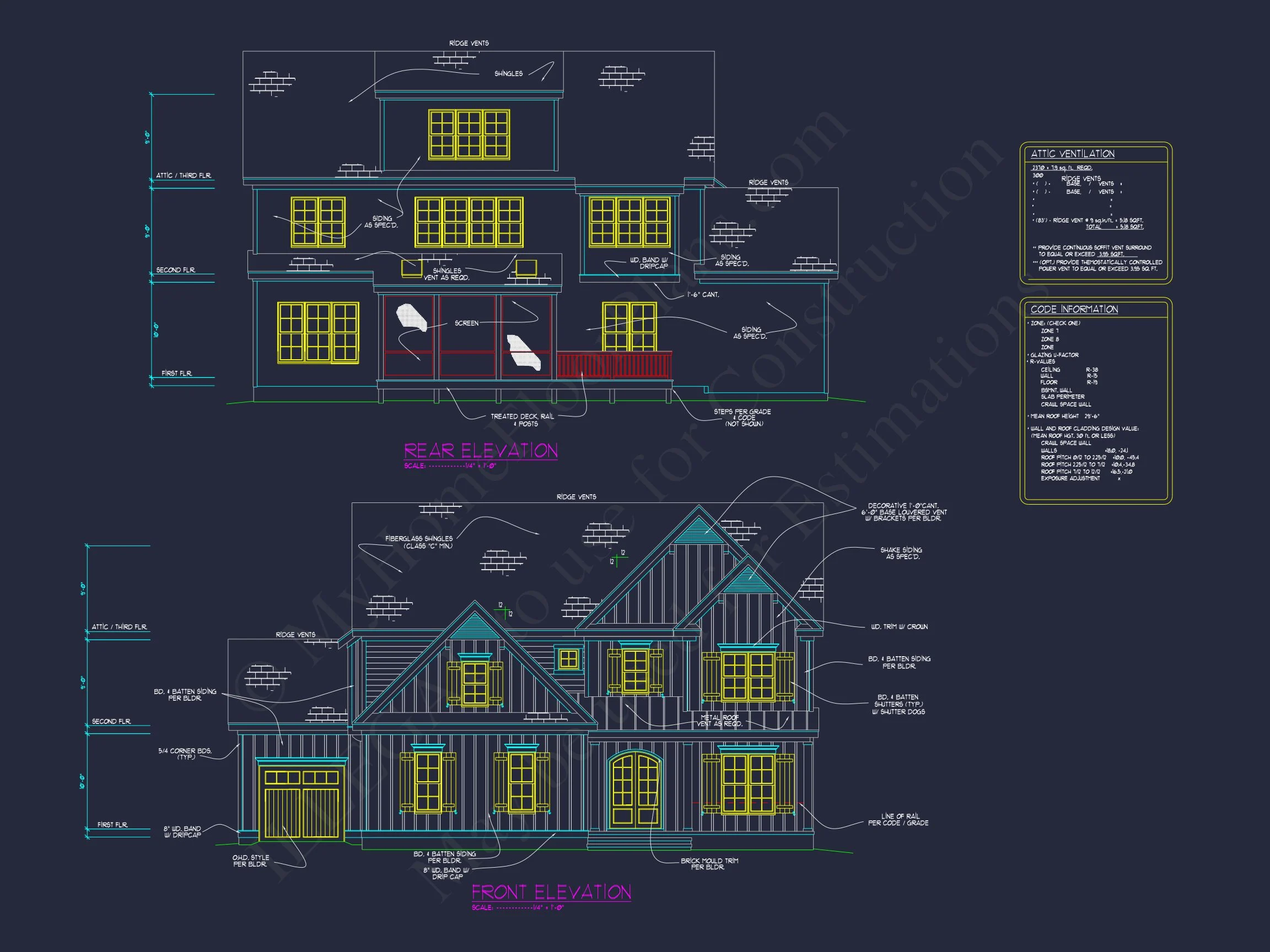 19-1111B HOUSE PLAN - Sophisticated House Plan with 3 Floors and CAD Designs 31 Sophisticated house Plan with 3 Floors and CAD Designs