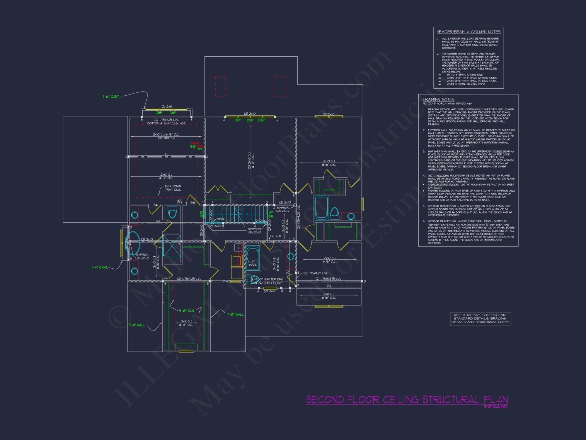 Spacious house Plan with Floor Plan and CAD Designs