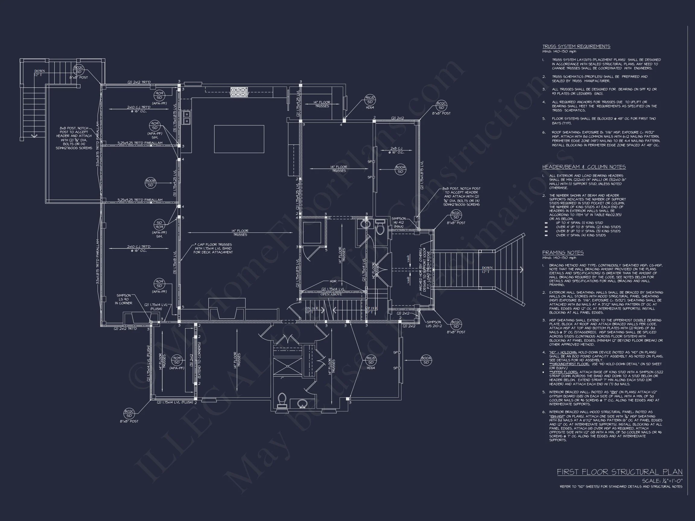 18-1935 HOUSE PLAN - Spacious Beach House Plan with 3 Floors and Modern Designs 22 Spacious Beach house Plan with 3 Floors and Modern Designs