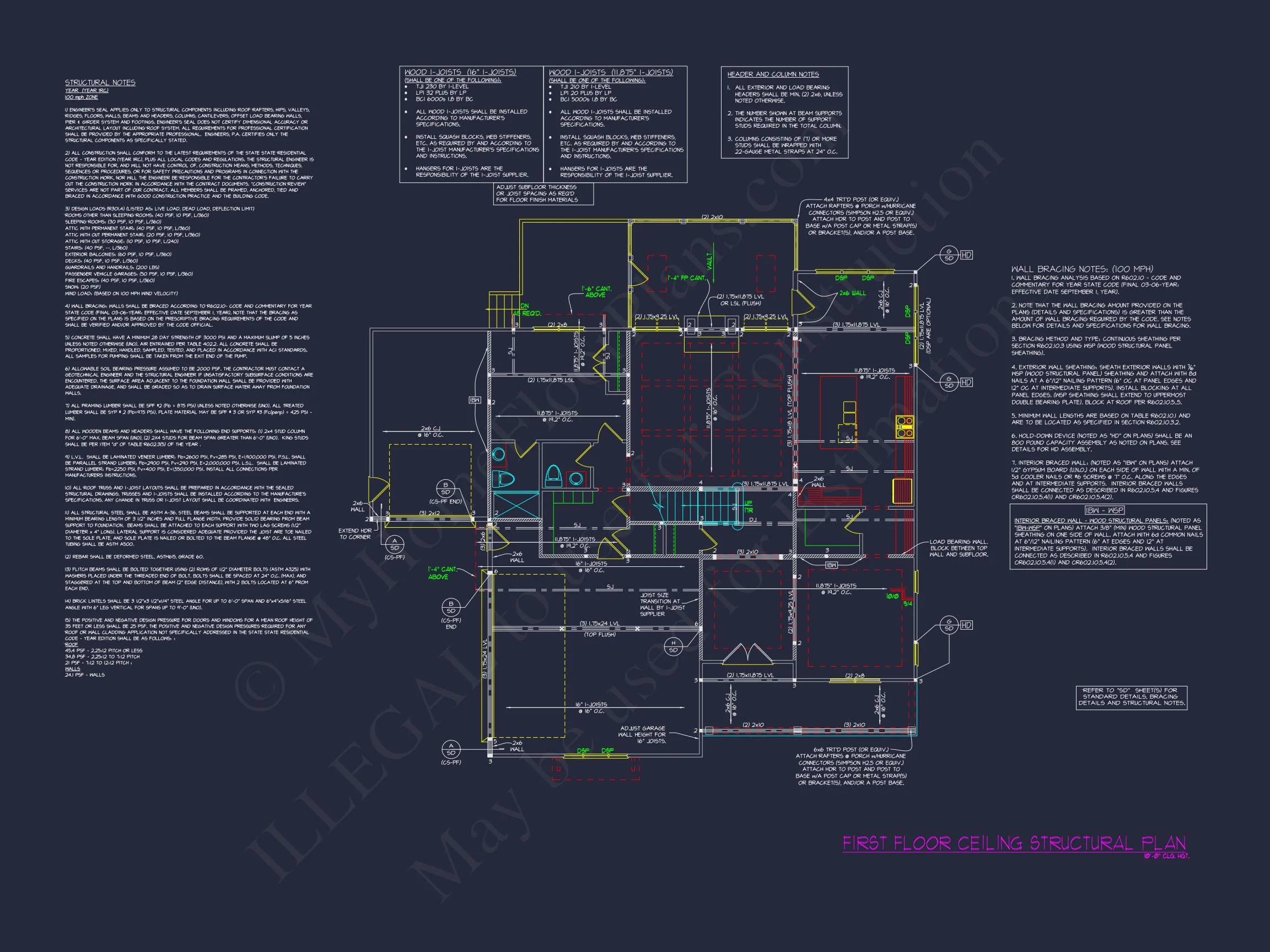 18-1636B HOUSE PLAN - Craftsman House Plan with 3 Floors, 5 Beds, and CAD Designs 41 Craftsman house Plan with 3 Floors, 5 Beds, and CAD Designs