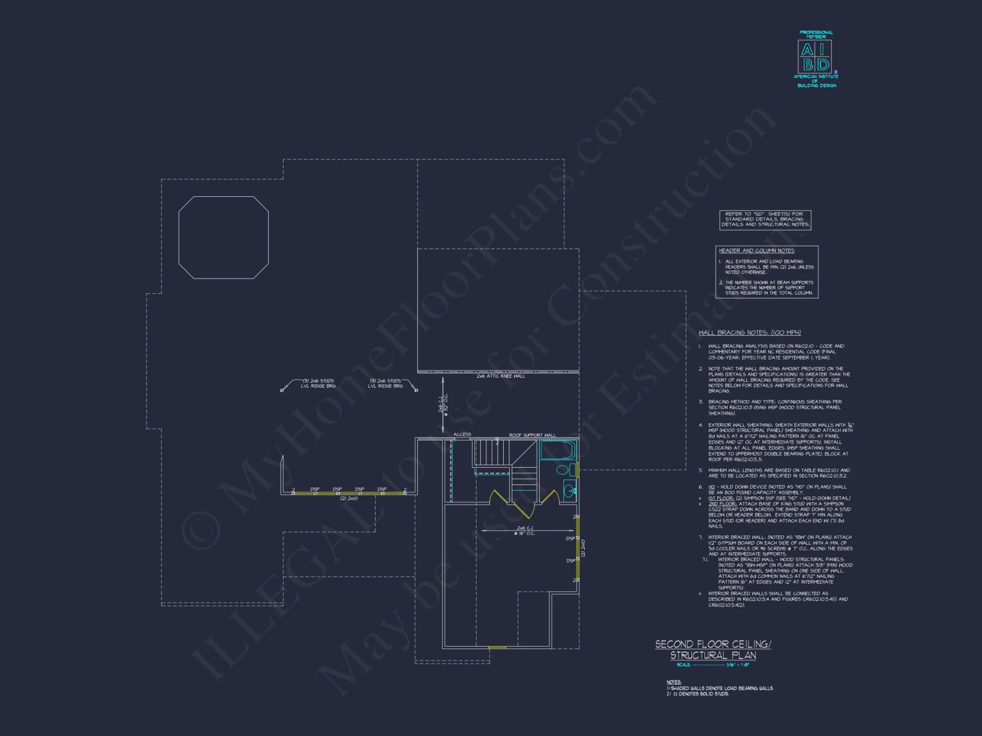 Modern Beach house Plan with CAD-Ready Designs and Blueprints