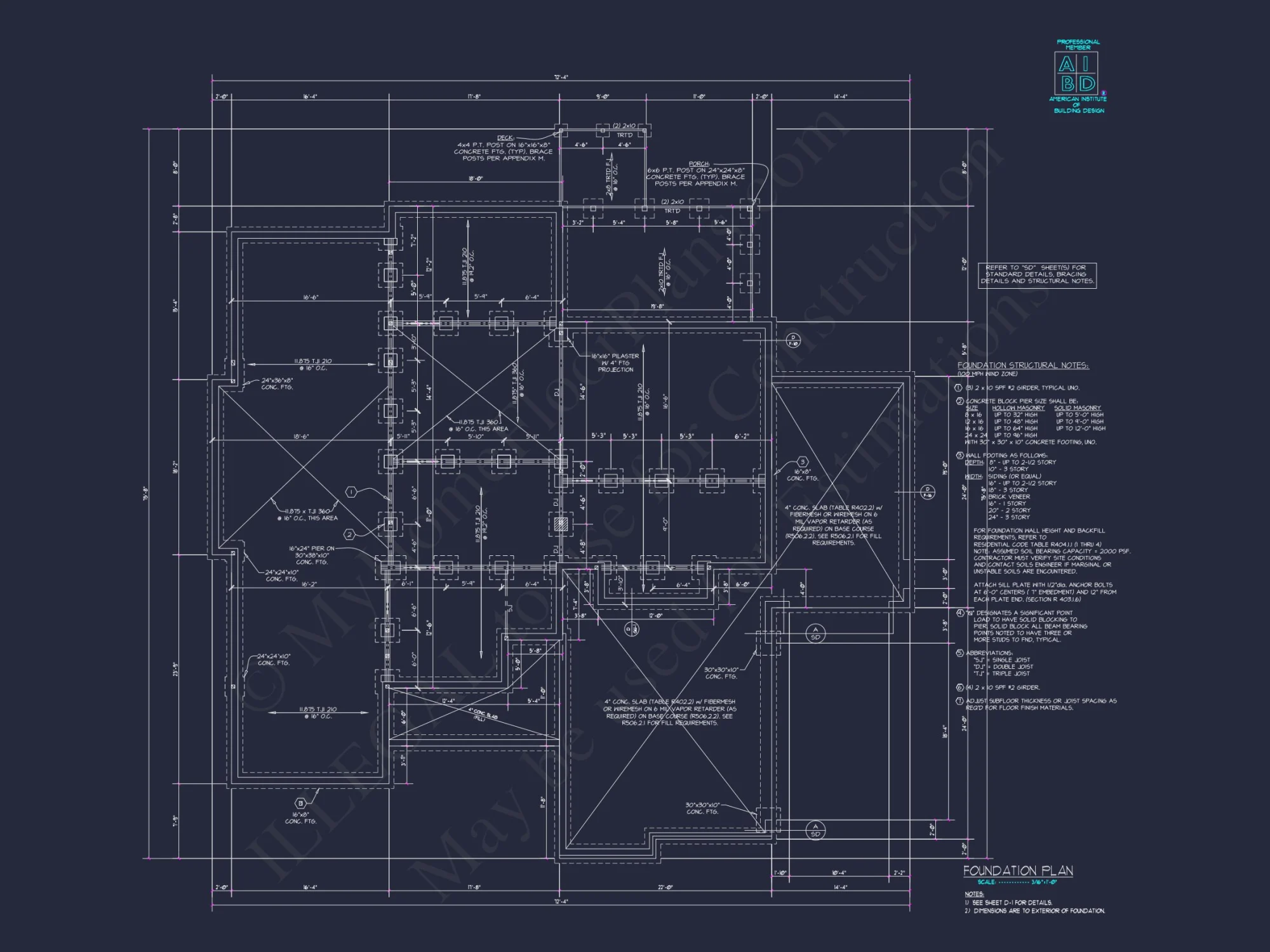 Modern Beach house Plan with CAD-Ready Designs and Blueprints
