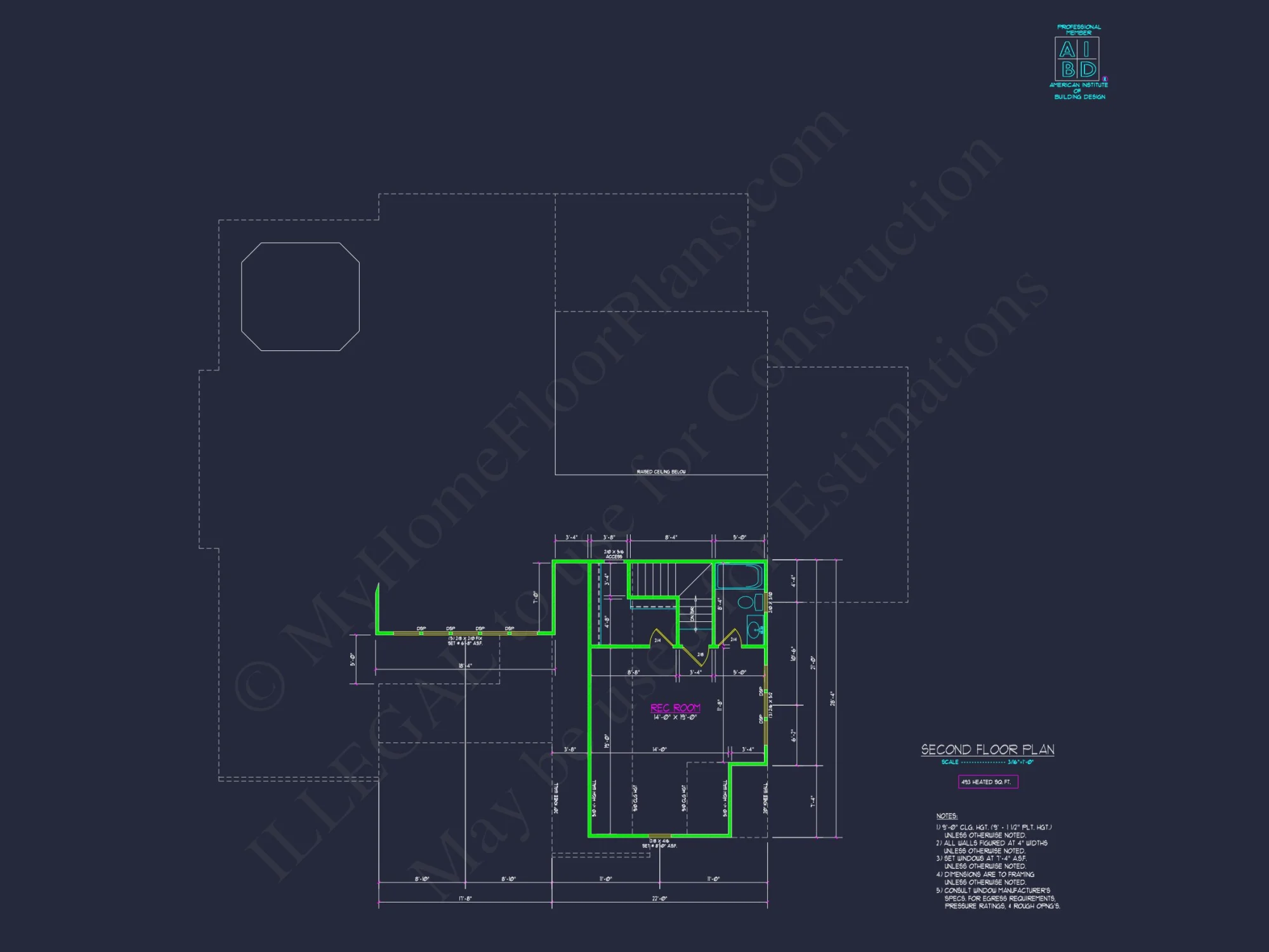 Modern Beach house Plan with CAD-Ready Designs and Blueprints