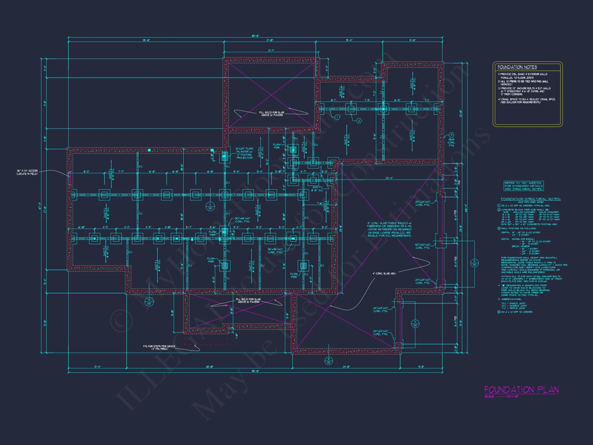 Elegant house Plan with Spacious Floor Design and CAD Blueprint