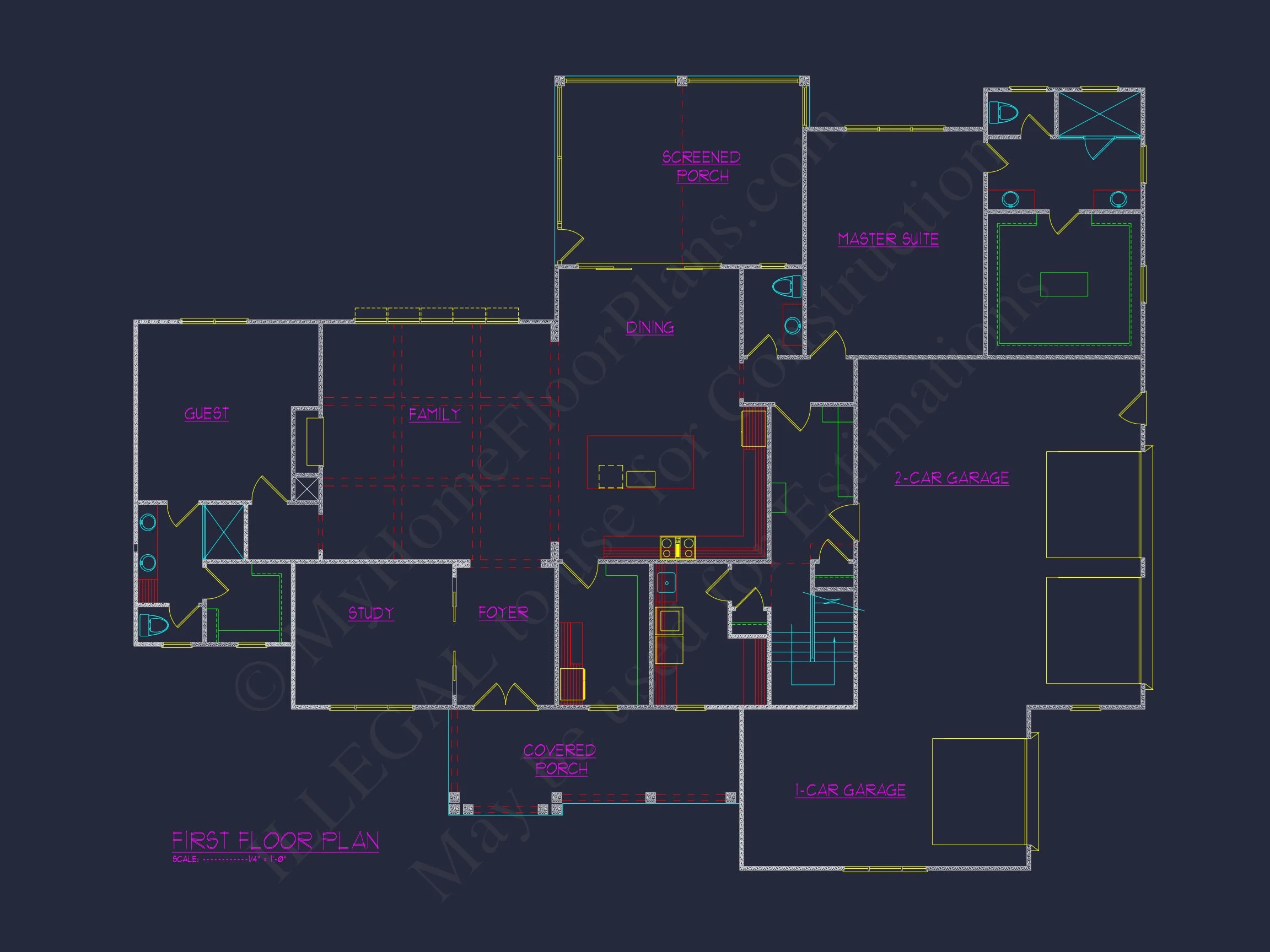 18-1578 HOUSE PLAN - Elegant House Plan with Spacious Floor Design and CAD Blueprint 44 Elegant house Plan with Spacious Floor Design and CAD Blueprint