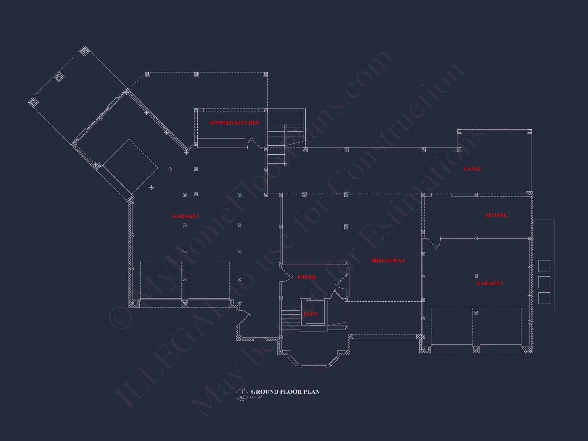 Luxury house Plan with Detailed Floor Plan, CAD Designs, and Blueprints