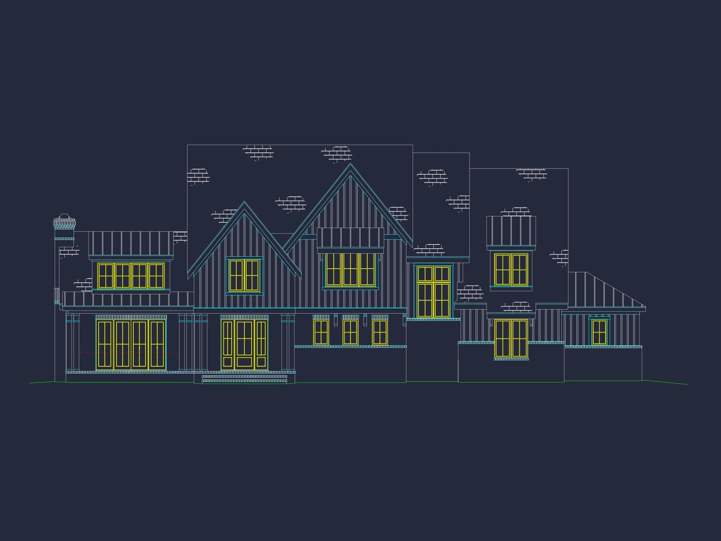 18-1476 HOUSE PLAN - Modern Farmhouse House Plan - 2.5 Stories with 4 Bedrooms 7 Modern Farmhouse house Plan - 2.5 Stories with 4 Bedrooms