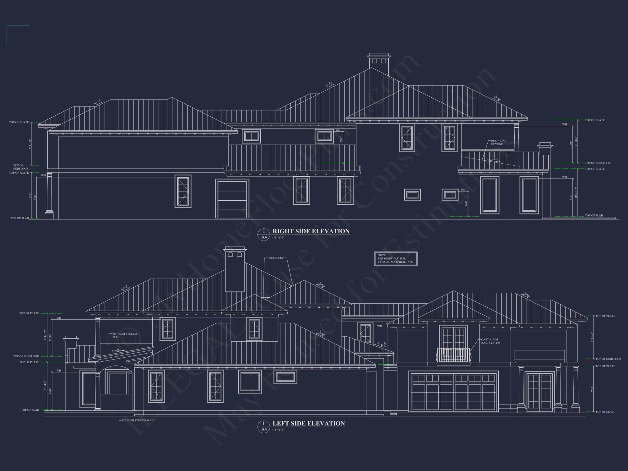 Elegant house Plan with Stunning Floor Plan and CAD Architecture Designs
