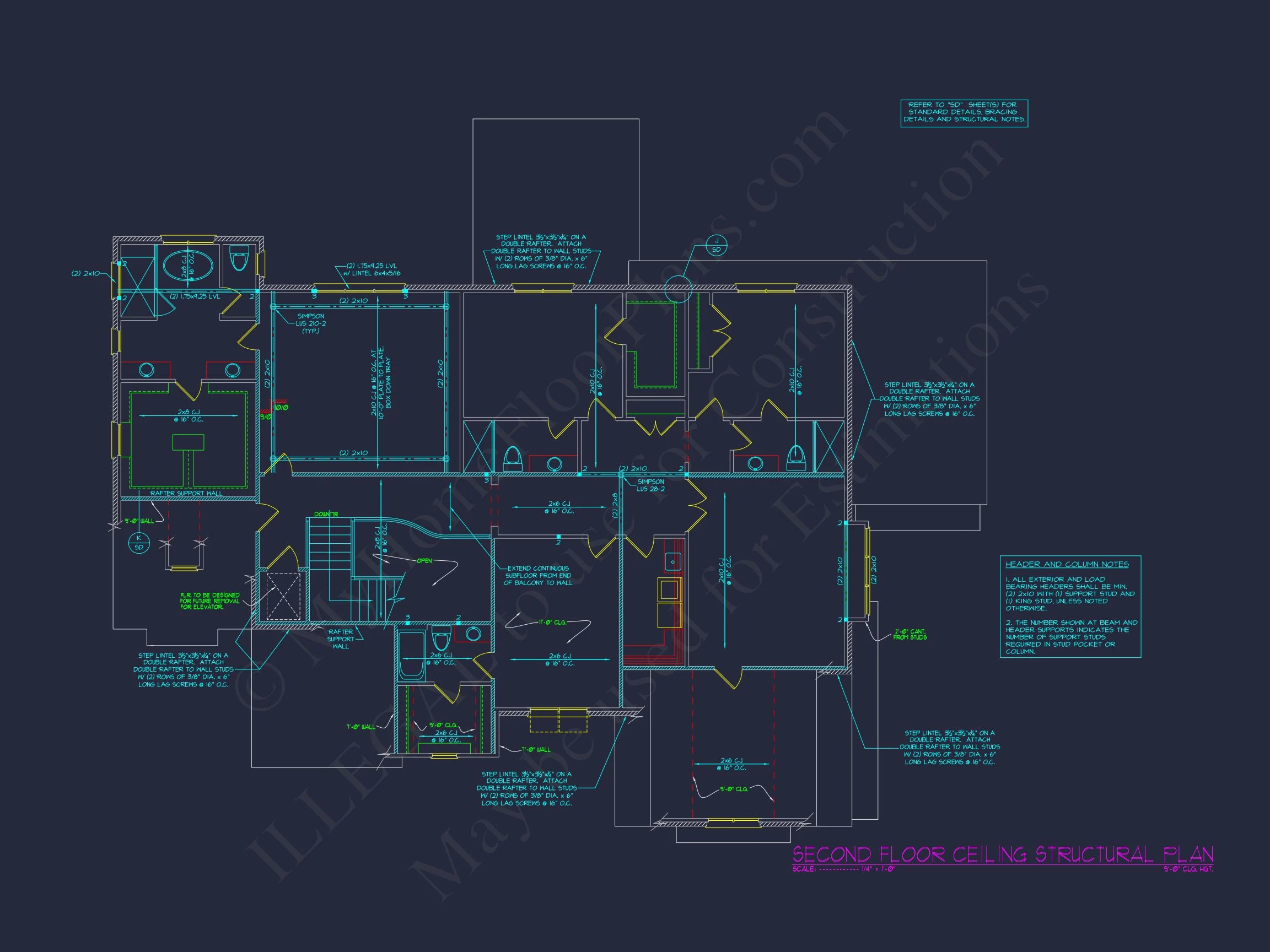 18-1253 HOUSE PLAN - Spacious Luxury House Plan with CAD Architecture and Designs 46 Spacious Luxury house Plan with CAD Architecture and Designs