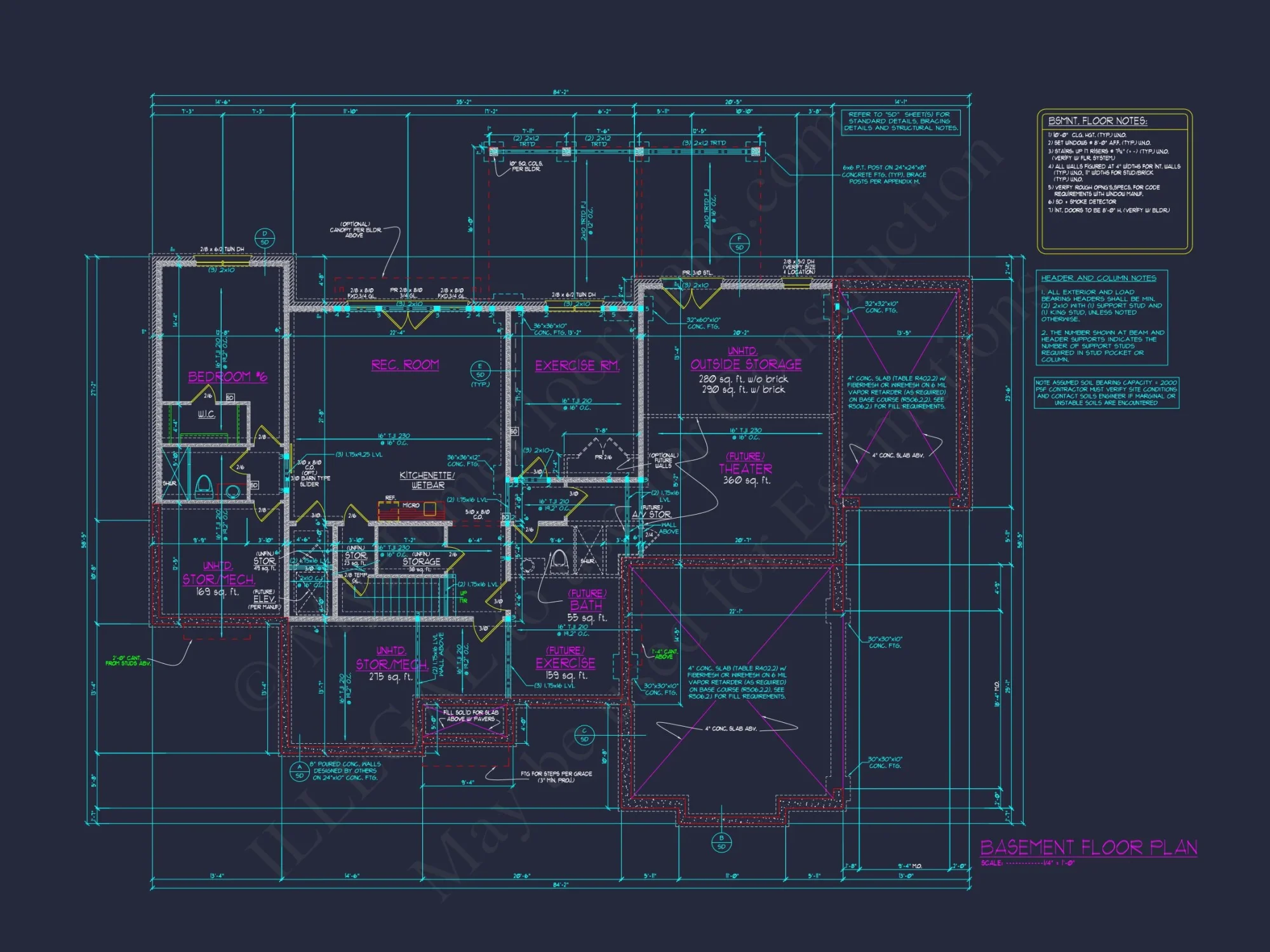 Spacious Luxury House Plan with CAD Architecture and Designs