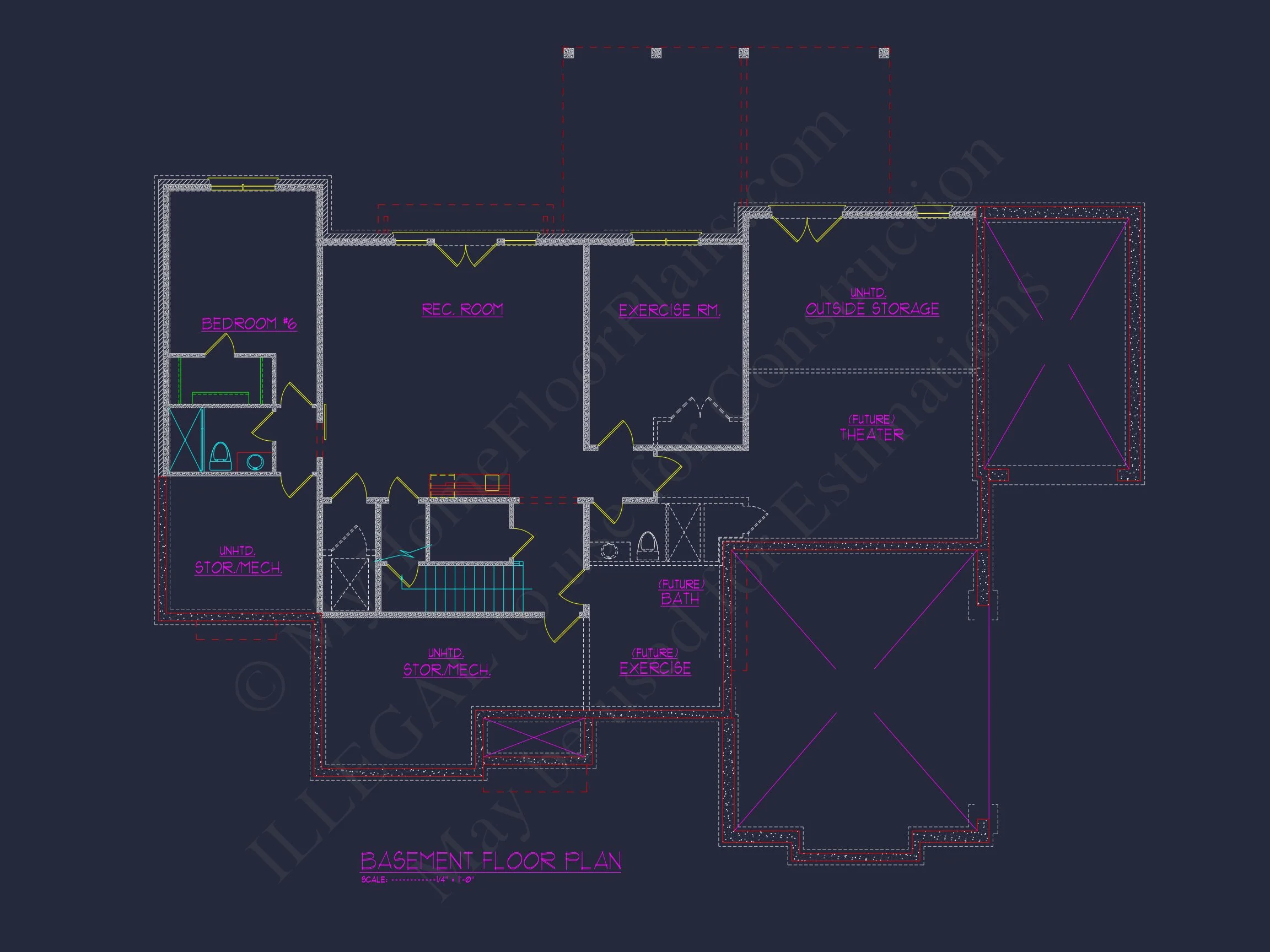 18-1253 HOUSE PLAN - Spacious Luxury House Plan with CAD Architecture and Designs 38 Spacious Luxury house Plan with CAD Architecture and Designs