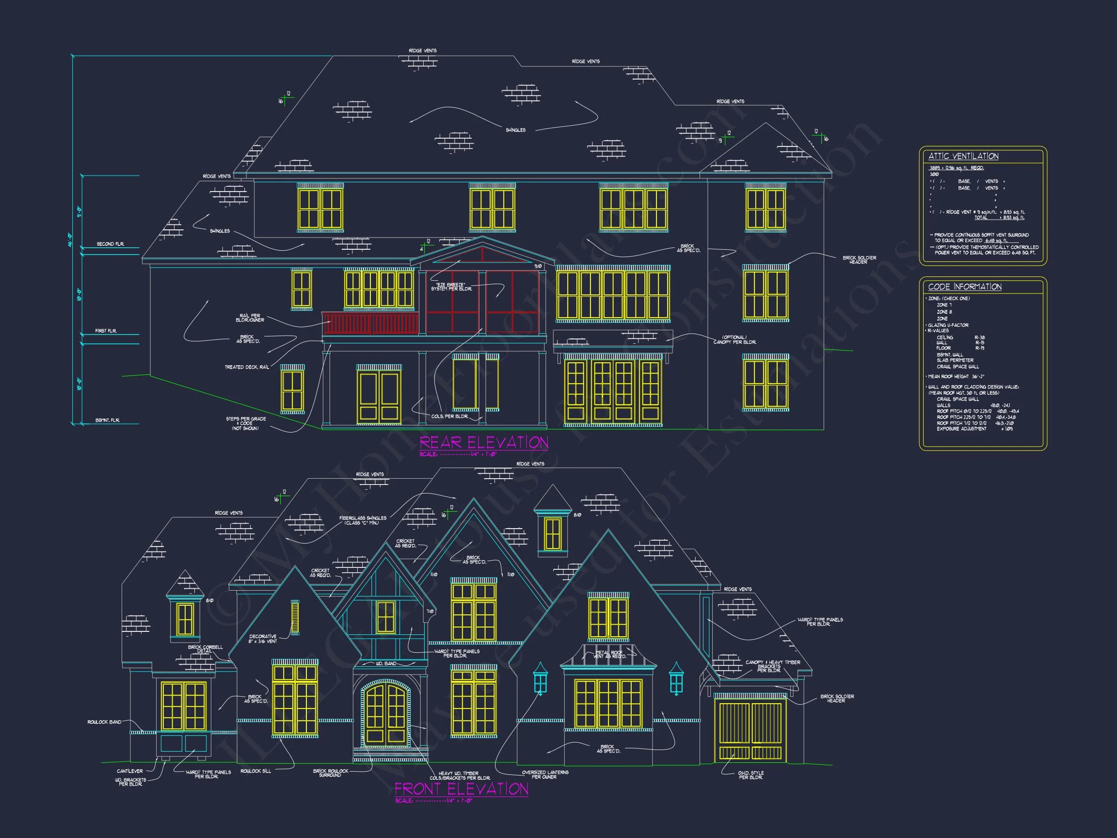 18-1253 HOUSE PLAN - Spacious Luxury House Plan with CAD Architecture and Designs 36 Spacious Luxury house Plan with CAD Architecture and Designs