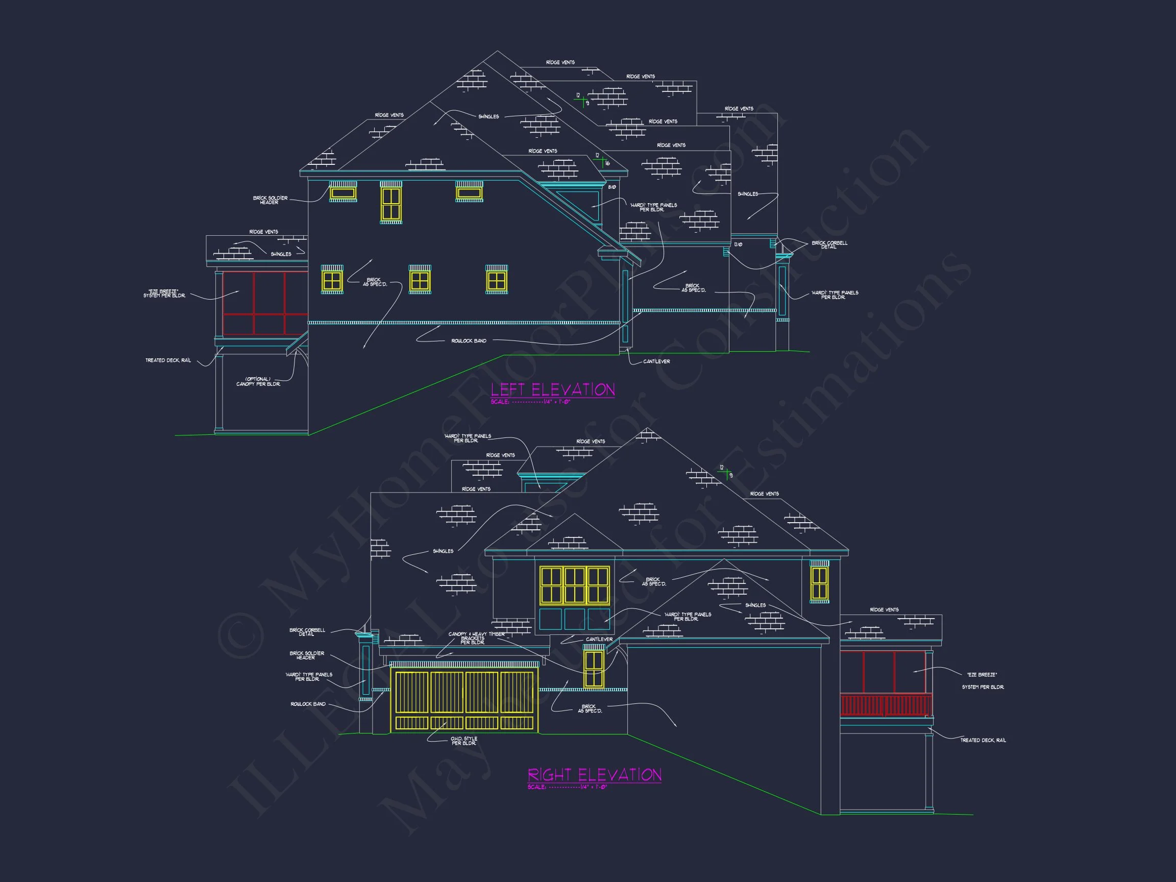 18-1253 HOUSE PLAN - Spacious Luxury House Plan with CAD Architecture and Designs 37 Spacious Luxury house Plan with CAD Architecture and Designs