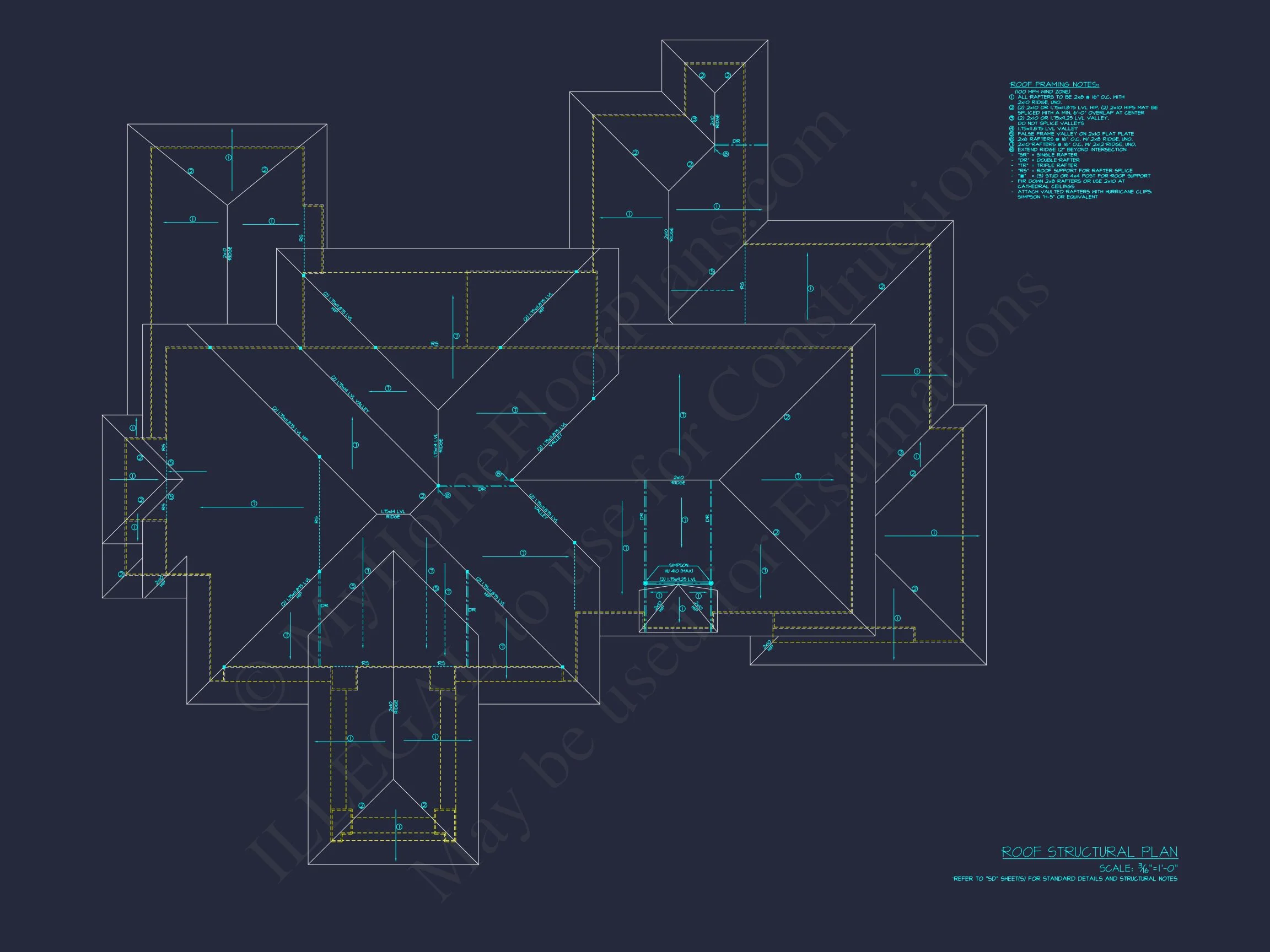 18-1199 HOUSE PLAN - Luxury House Plan with Detailed CAD Floor Designs and Architecture 15 Luxury house Plan with Detailed CAD Floor Designs and Architecture