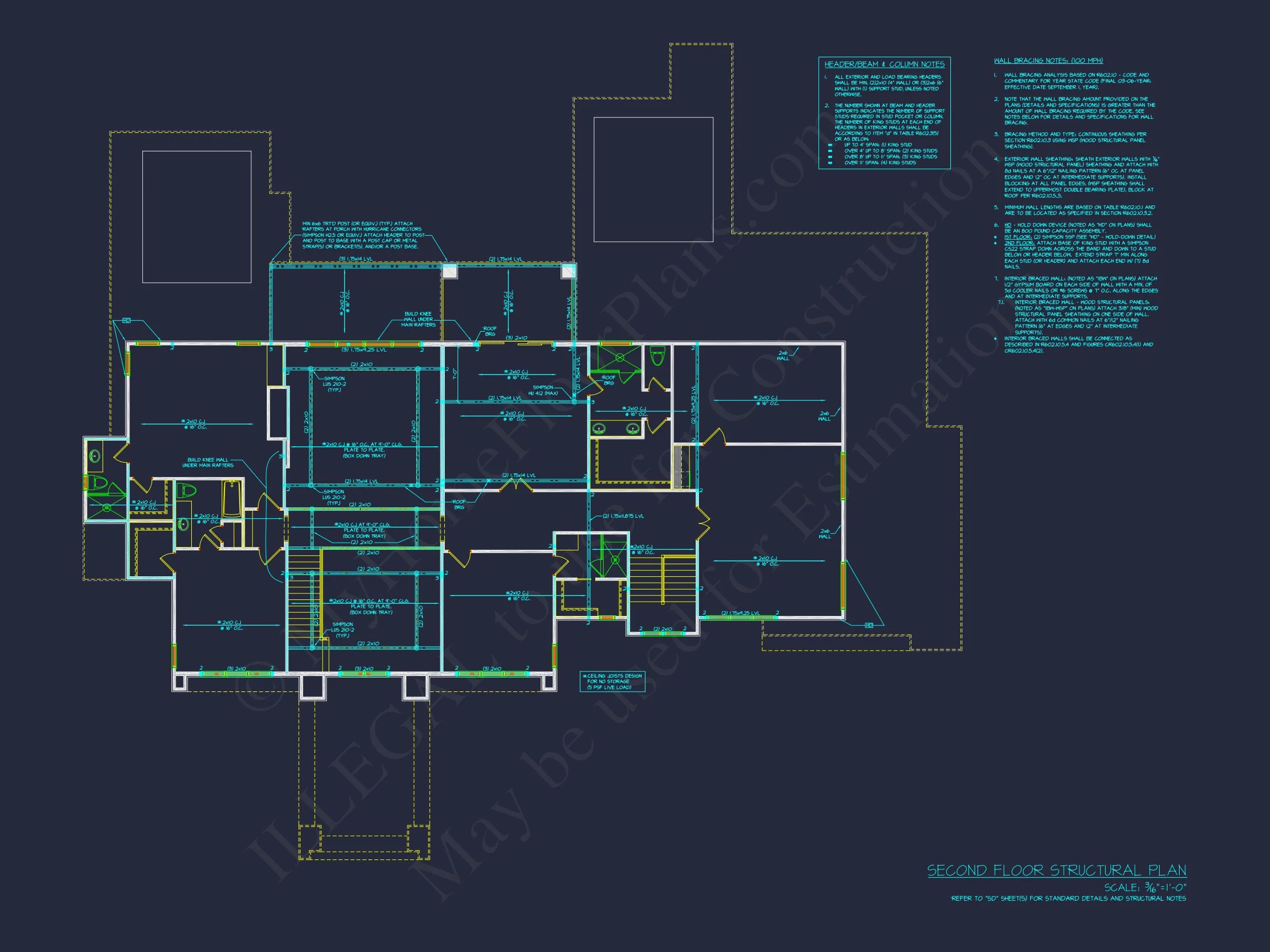 18-1199 HOUSE PLAN - Luxury House Plan with Detailed CAD Floor Designs and Architecture 14 Luxury house Plan with Detailed CAD Floor Designs and Architecture