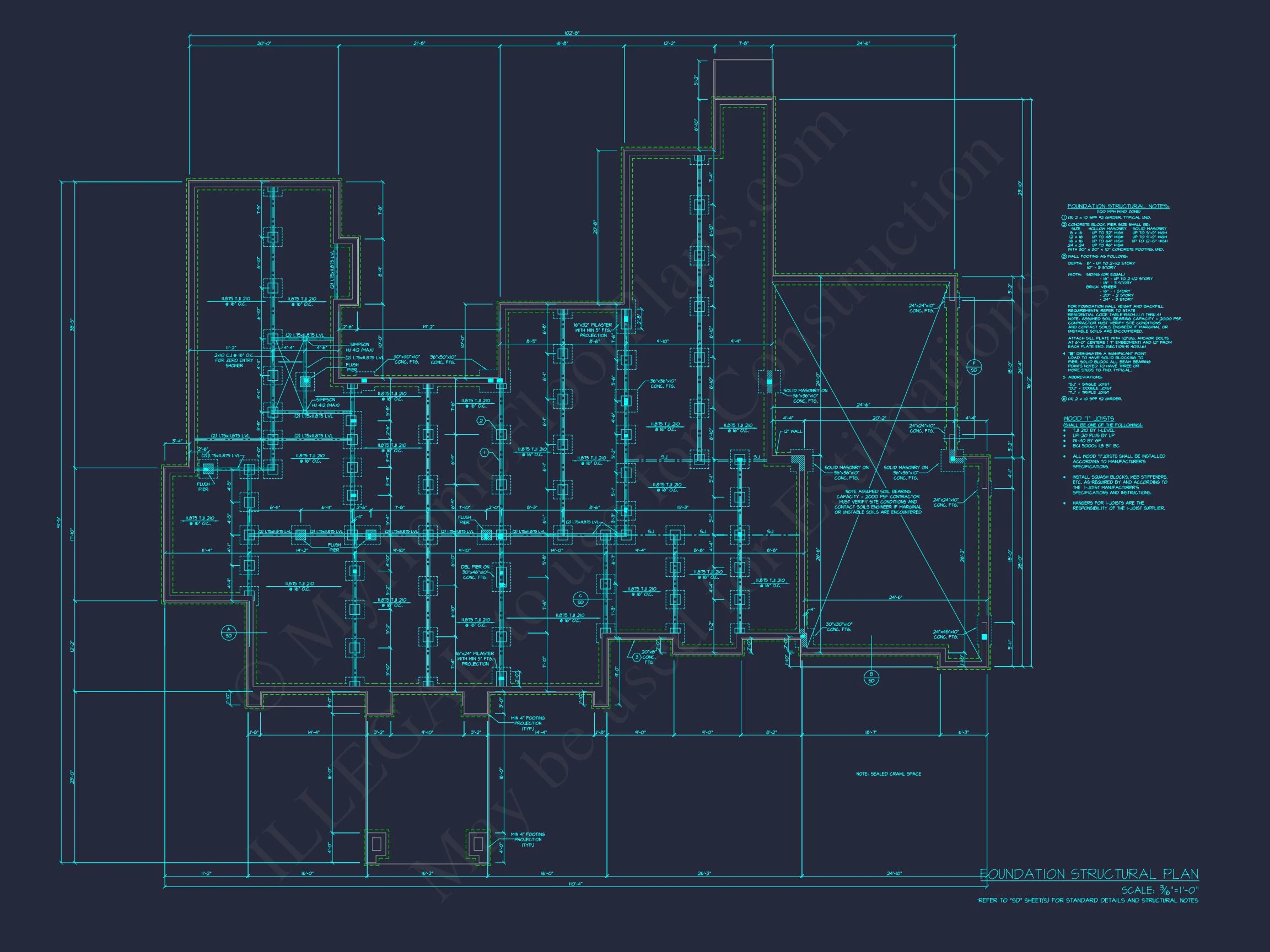 18-1199 HOUSE PLAN - Luxury House Plan with Detailed CAD Floor Designs and Architecture 12 Luxury house Plan with Detailed CAD Floor Designs and Architecture