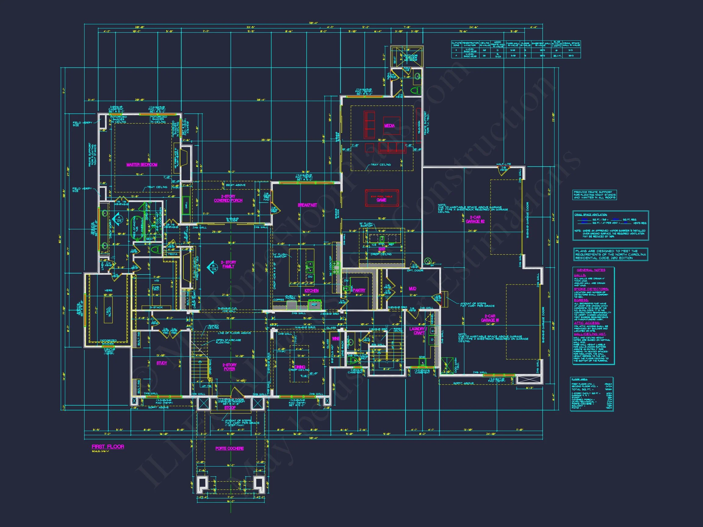 18-1199 HOUSE PLAN - Luxury House Plan with Detailed CAD Floor Designs and Architecture 6 Luxury house Plan with Detailed CAD Floor Designs and Architecture