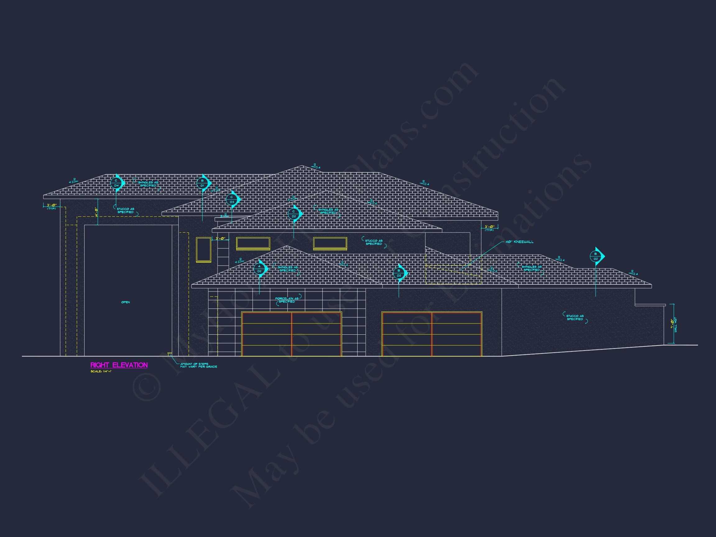 18-1199 HOUSE PLAN - Luxury House Plan with Detailed CAD Floor Designs and Architecture 4 Luxury house Plan with Detailed CAD Floor Designs and Architecture