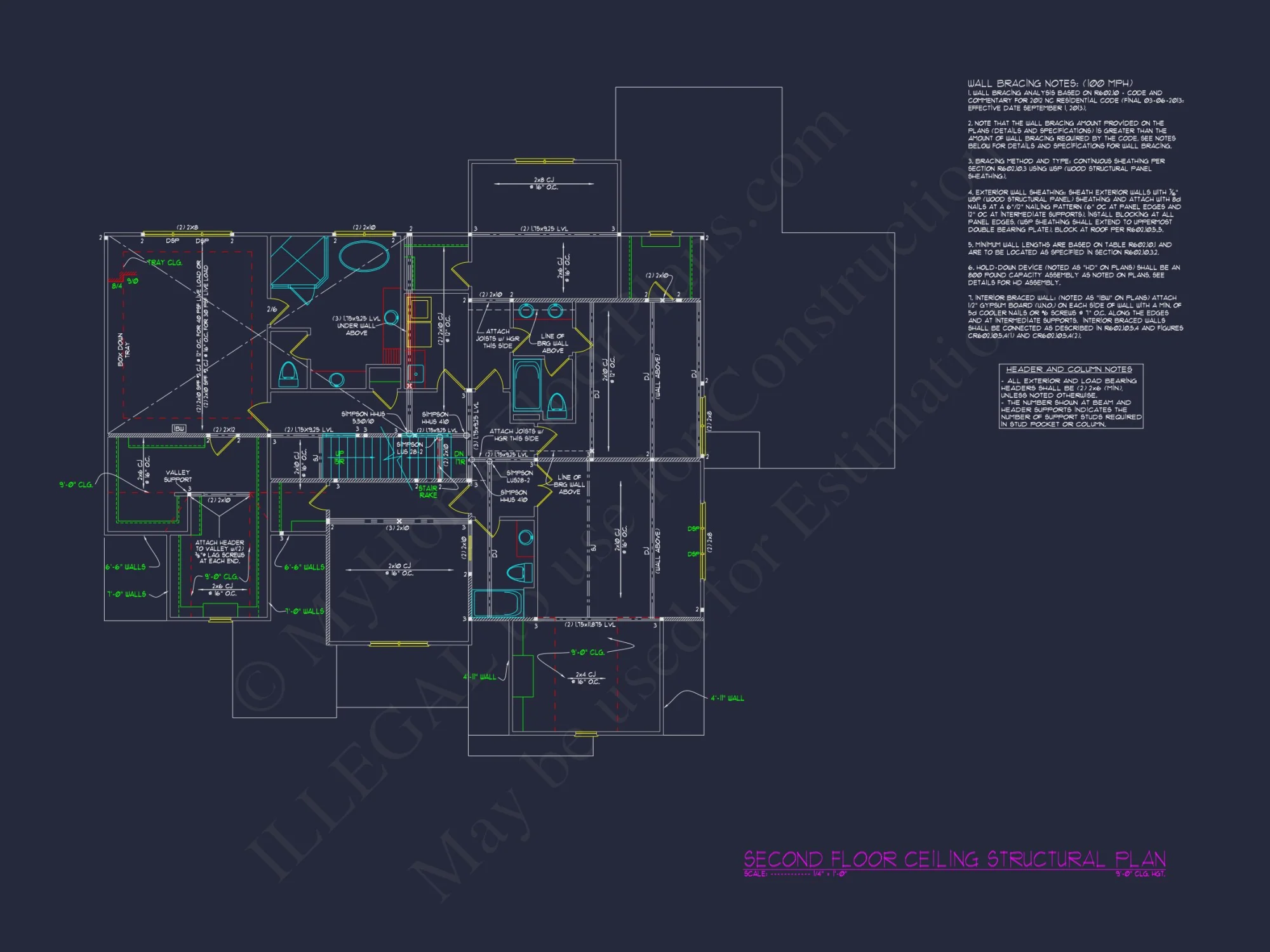Elegant house Plan with 5 Beds, 5 Baths & Architectural CAD Designs