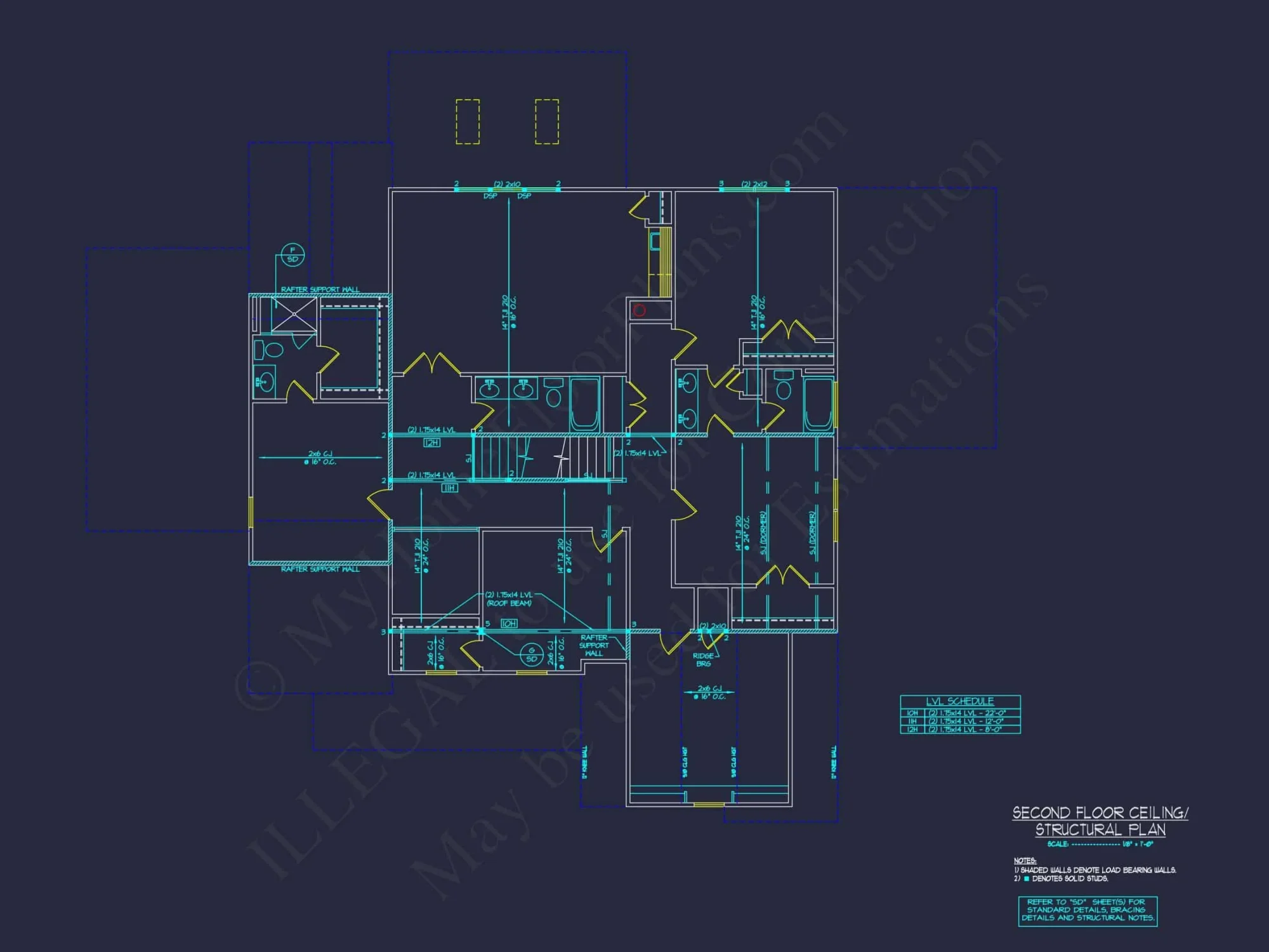 Stunning house Floor Plan with Blueprint & CAD Designs