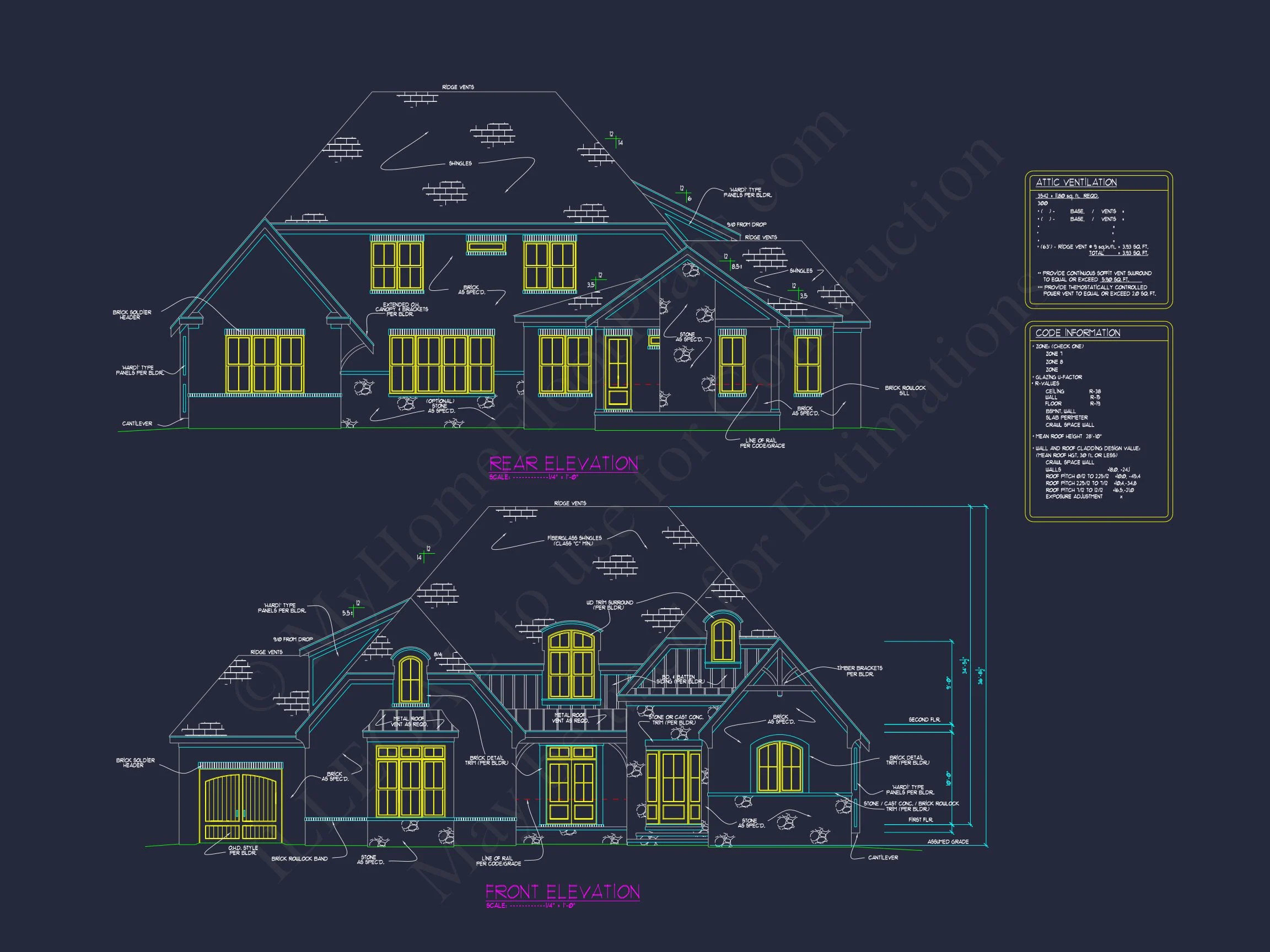 17-1824 HOUSE PLAN - Elegant House Plan with Spacious Floor Plan & CAD Designs 2 Elegant house Plan with Spacious Floor Plan & CAD Designs