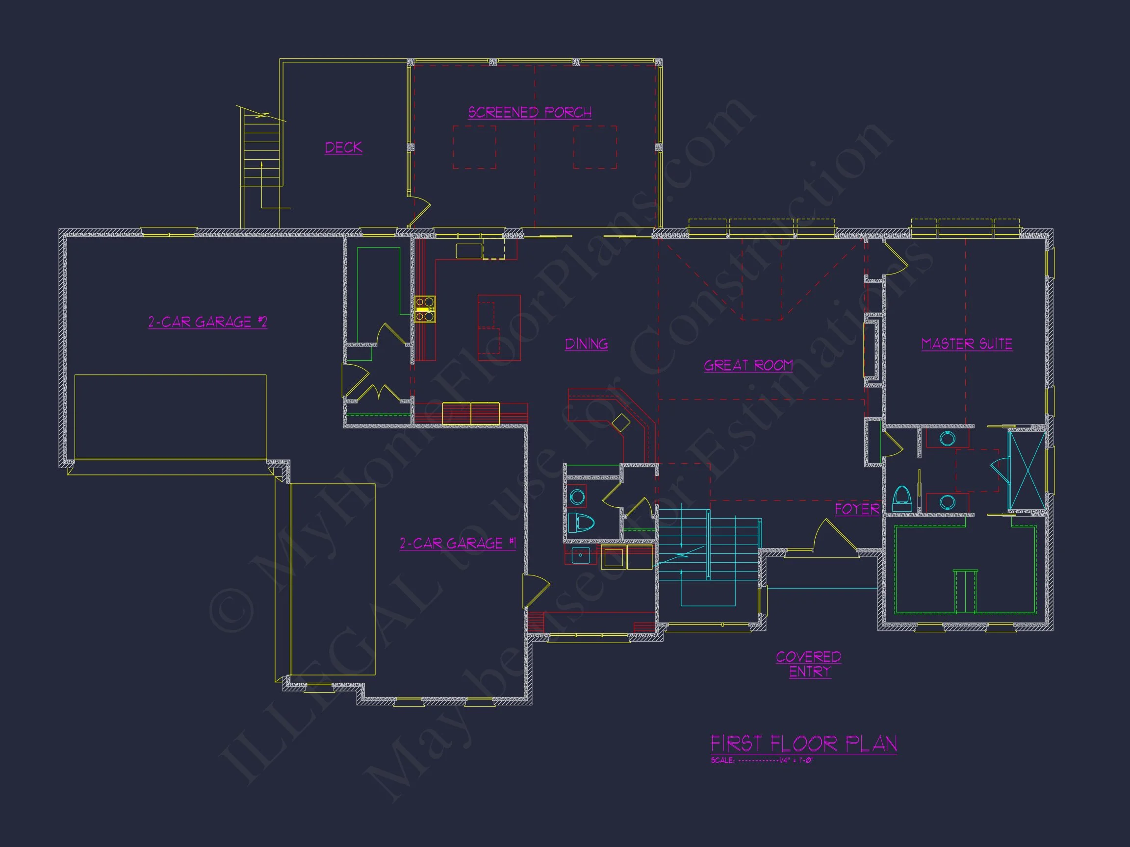 17-1623 HOUSE PLAN - Luxury House Plan with Spacious Blueprint and Architectural Designs 7 Luxury house Plan with Spacious Blueprint and Architectural Designs
