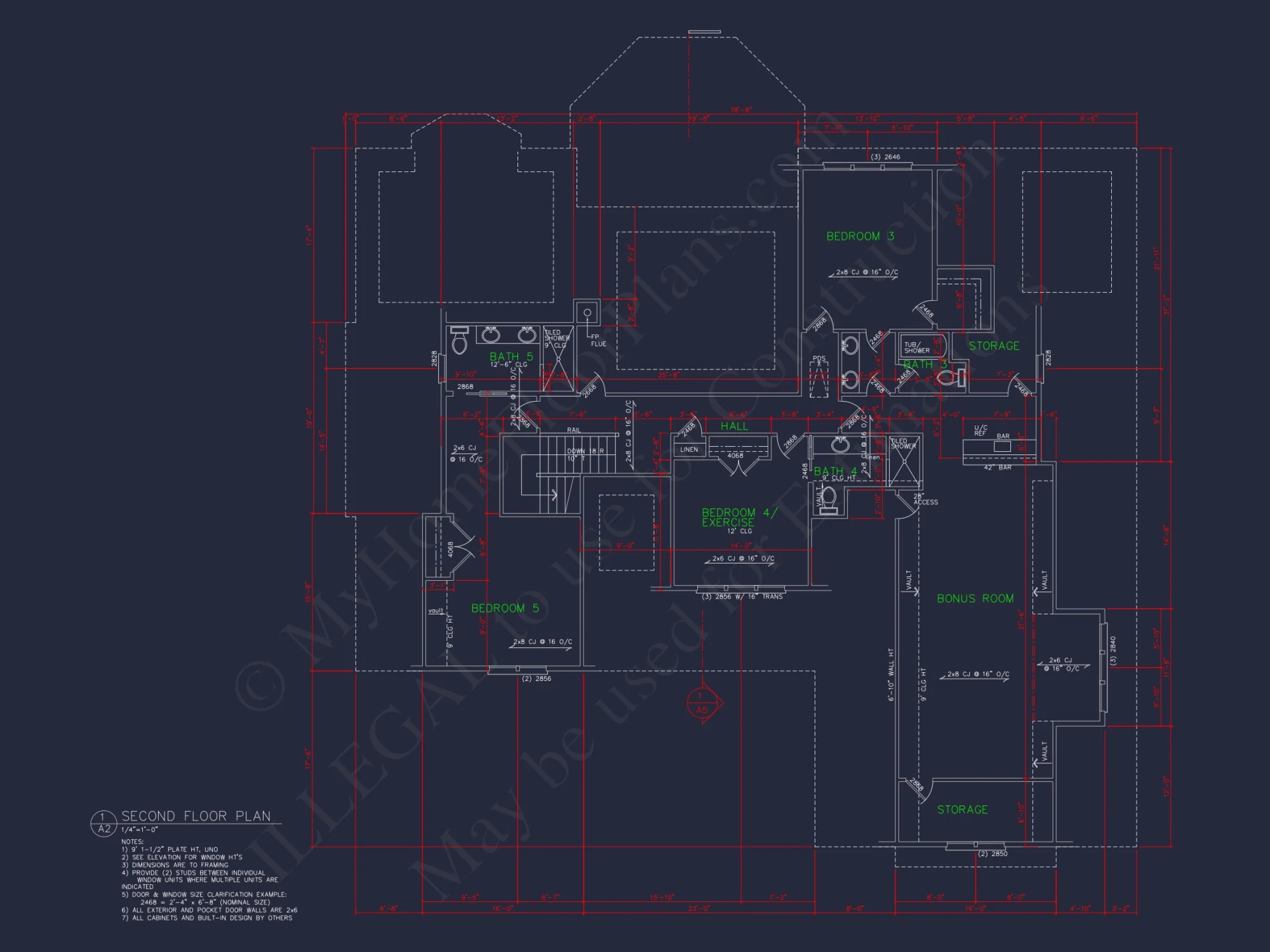 Elegant Shingle Style house Plan with 5 Beds and CAD Designs