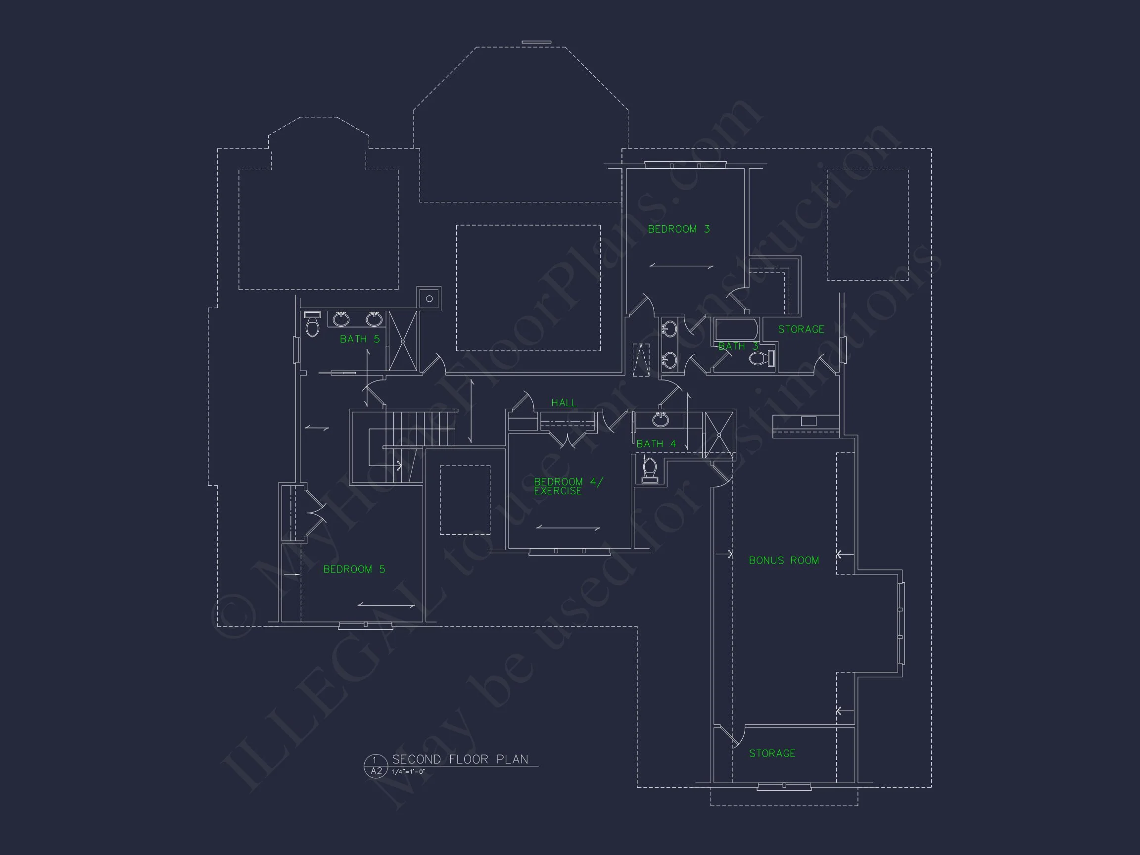 17-1479 HOUSE PLAN - Elegant Shingle Style House Plan with 5 Beds and CAD Designs 7 Elegant Shingle Style house Plan with 5 Beds and CAD Designs