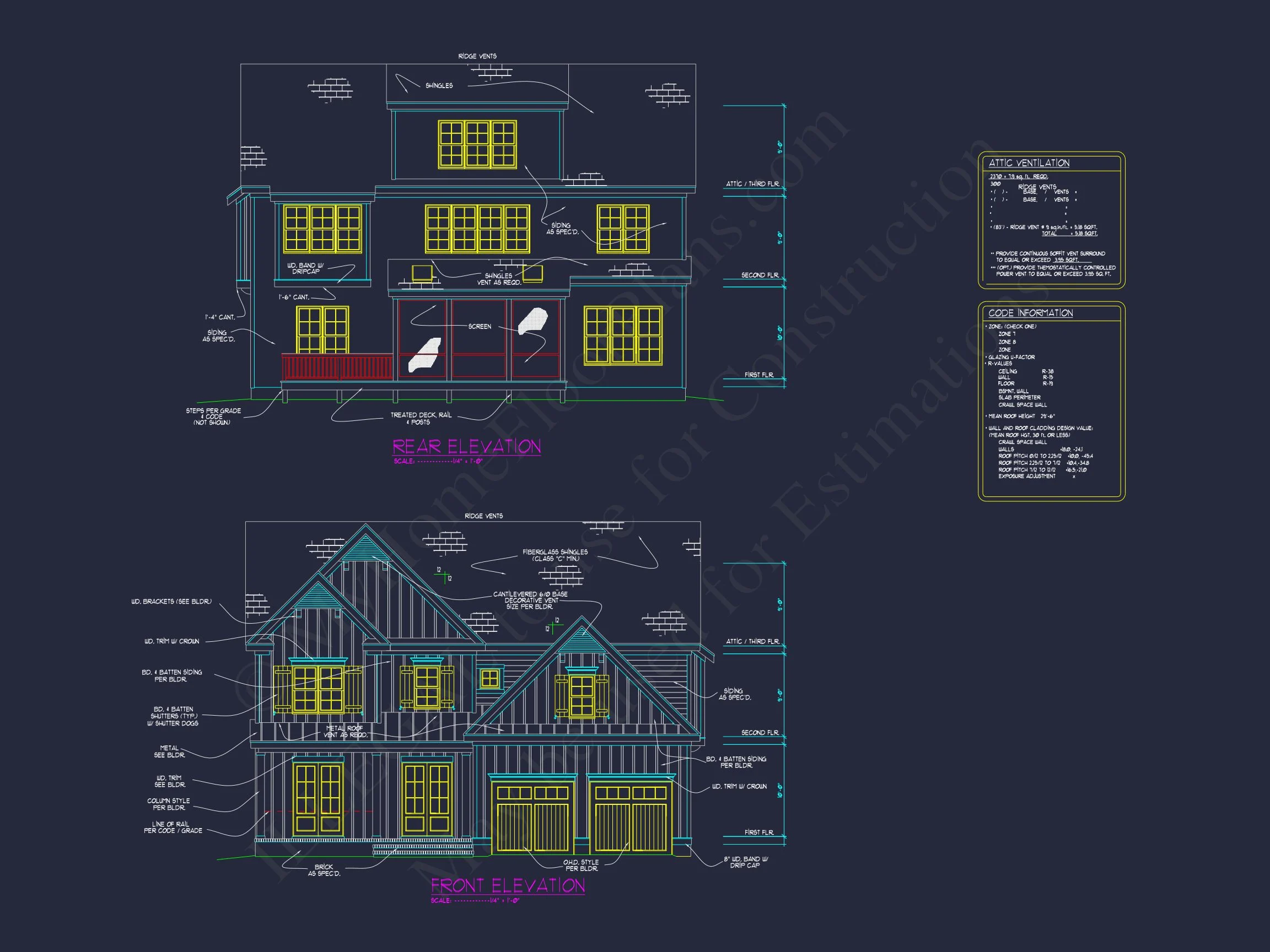 17-1474 HOUSE PLAN - Beautiful 2-Story House Floor Plan with 5 Bedrooms and CAD Designs 31 Beautiful 2-Story house Floor Plan with 5 Bedrooms and CAD Designs