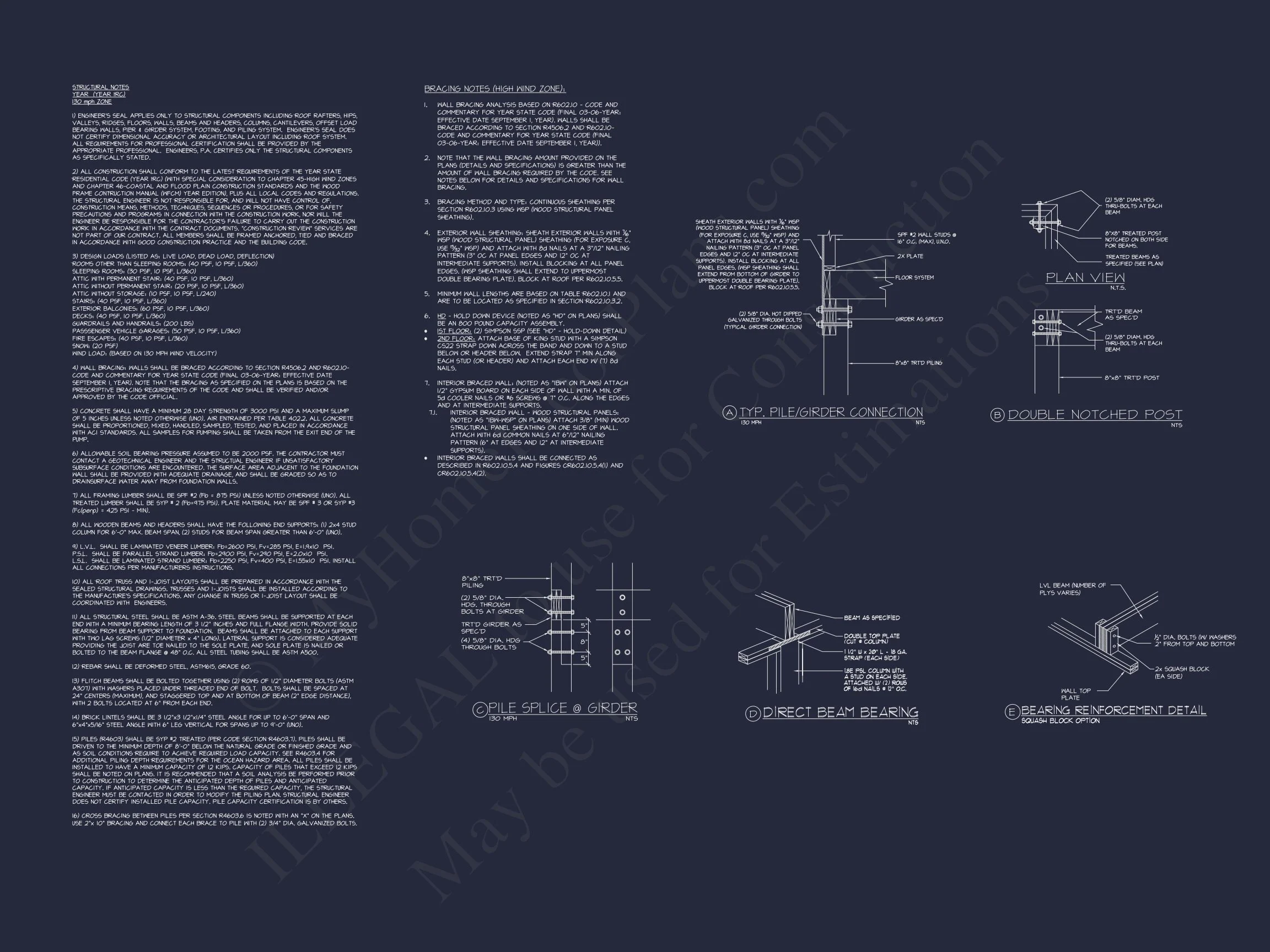 17-1247 HOUSE PLAN - Beach House Plan with CAD Design & Stunning Architecture 13 Beach house Plan with CAD Design & Stunning Architecture