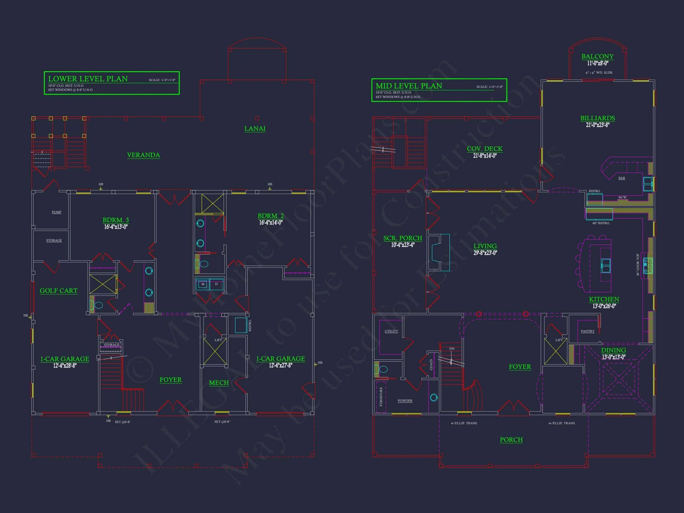17-1247 HOUSE PLAN - Beach House Plan with CAD Design & Stunning Architecture 4 Beach house Plan with CAD Design & Stunning Architecture