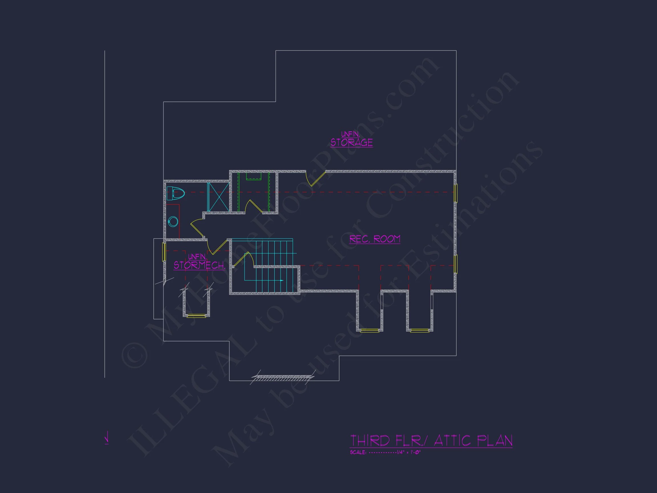 17-1060 HOUSE PLAN - Traditional House Plan with 2.5 Stories, 4 Beds, and CAD Blueprint 35 Traditional house Plan with 2.5 Stories, 4 Beds, and CAD Blueprint