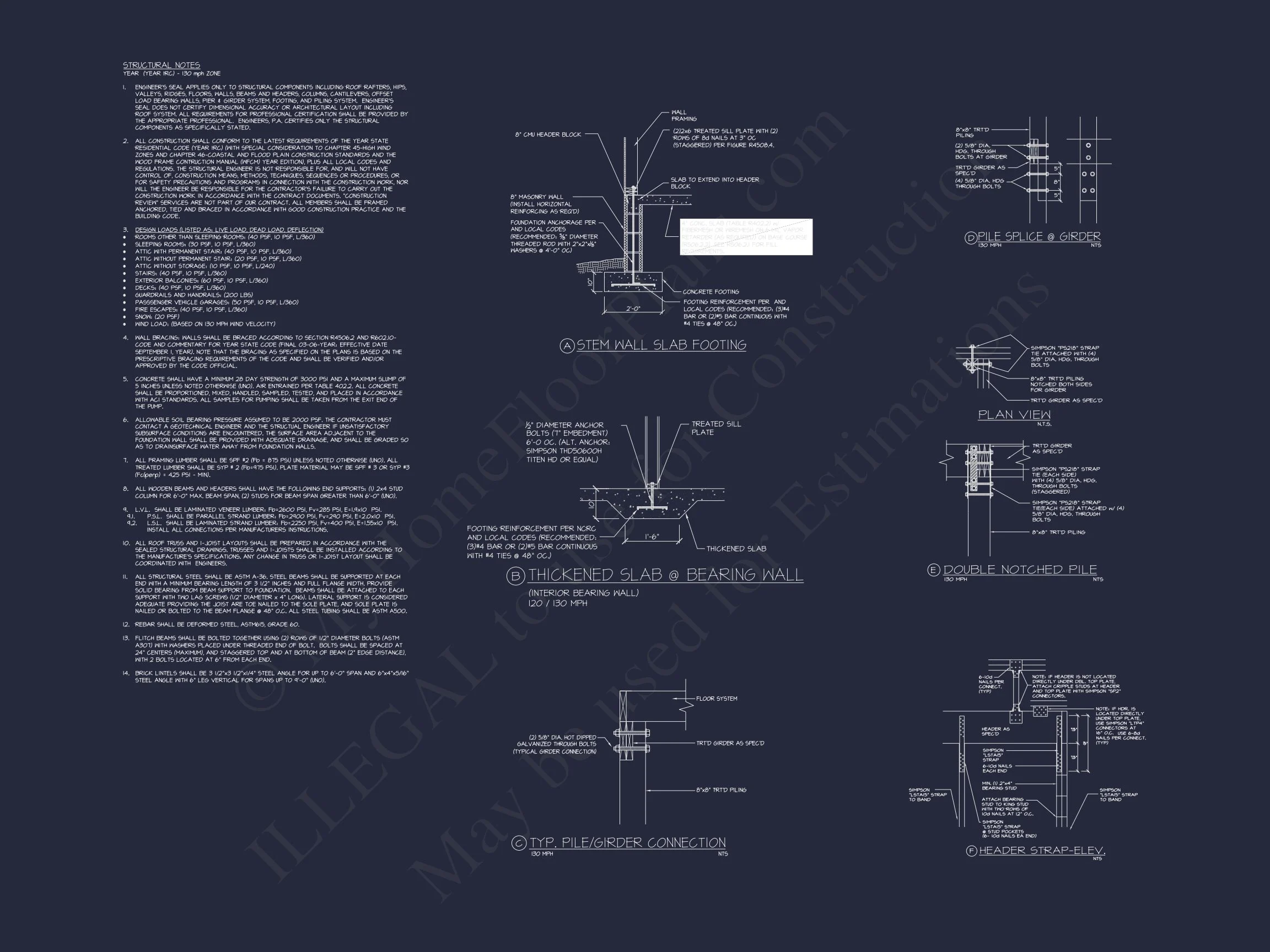 17-1036 HOUSE PLAN - Elegant Beach House Plan: CAD and Blueprint Designs 22 Elegant Beach house Plan: CAD and Blueprint Designs