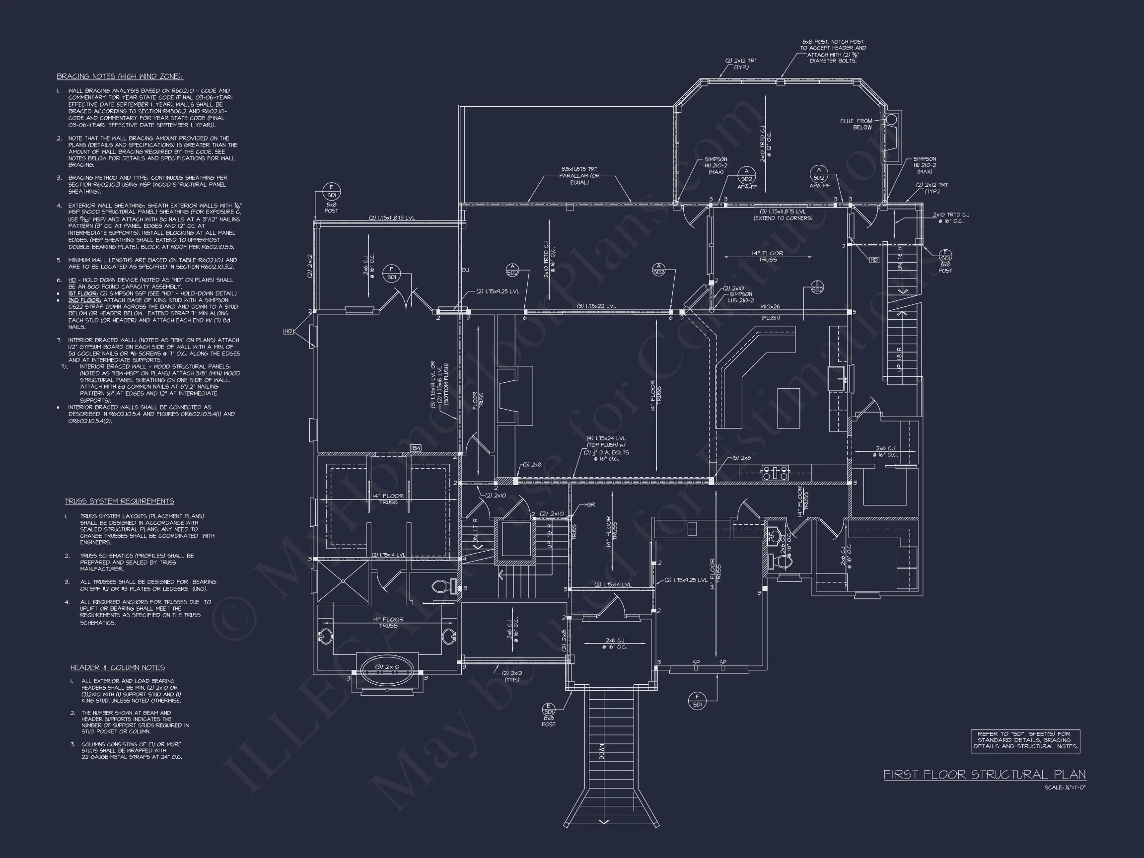 17-1036 HOUSE PLAN - Elegant Beach House Plan: CAD and Blueprint Designs 19 Elegant Beach house Plan: CAD and Blueprint Designs