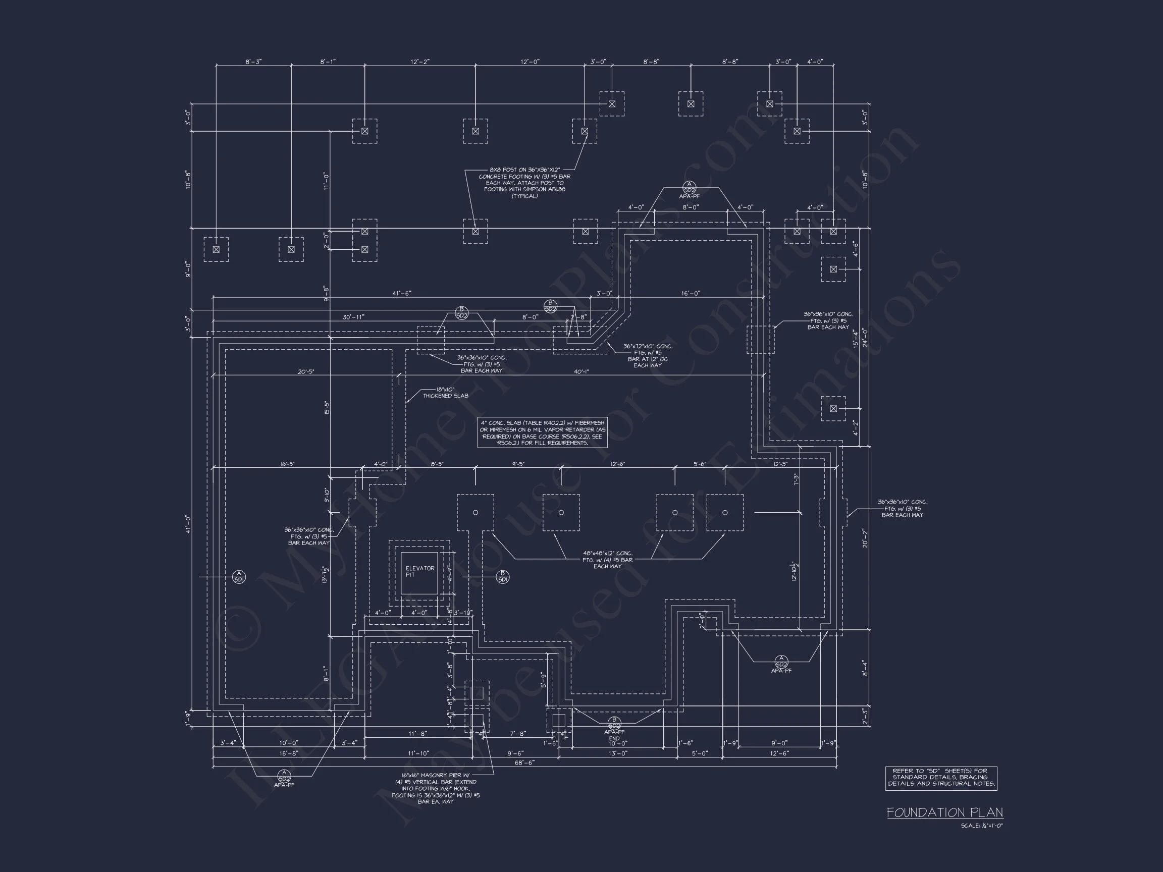 17-1036 HOUSE PLAN - Elegant Beach House Plan: CAD and Blueprint Designs 17 Elegant Beach house Plan: CAD and Blueprint Designs