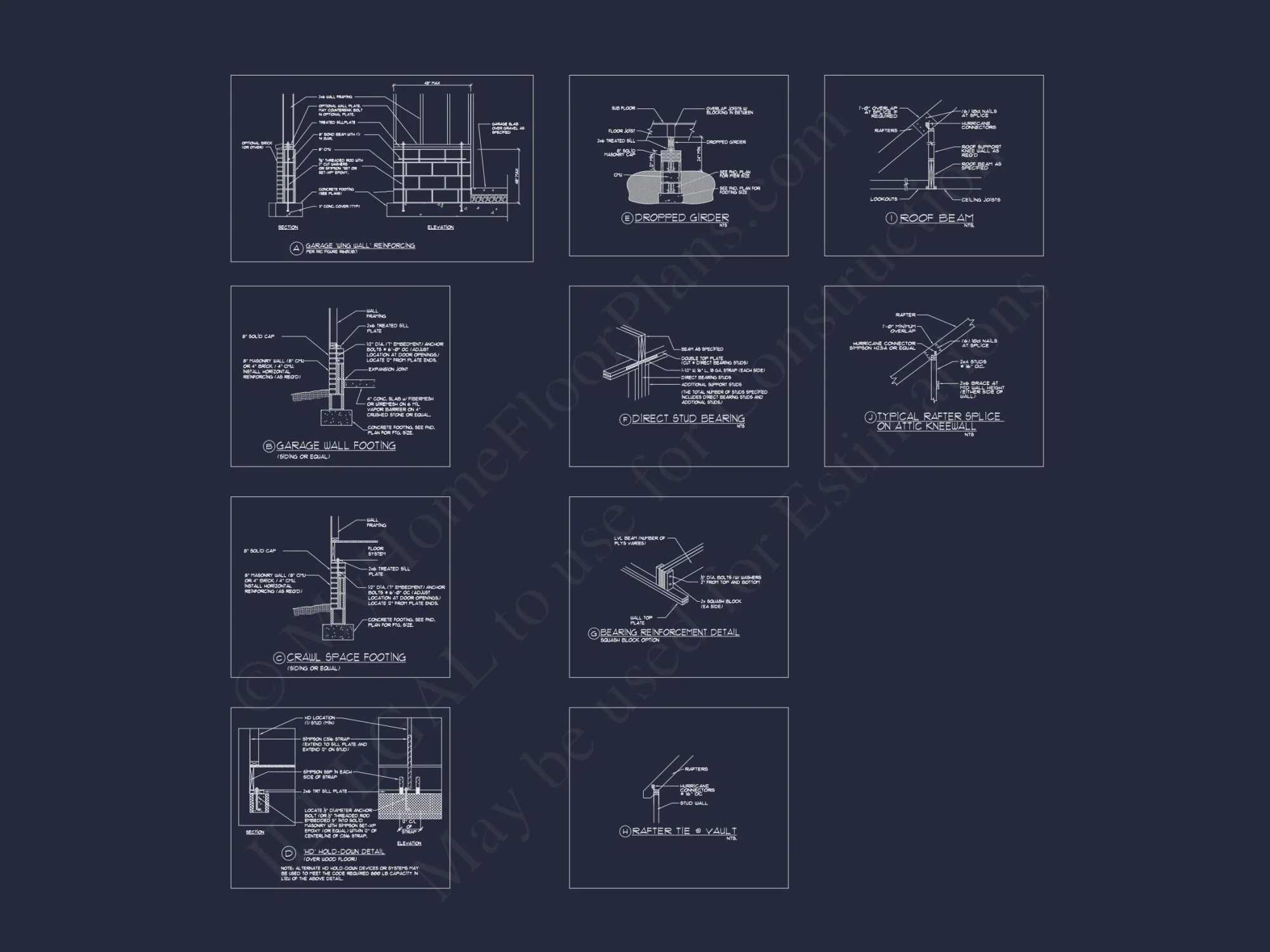 Luxurious house Floor Plan with Detailed CAD Designs & Blueprint