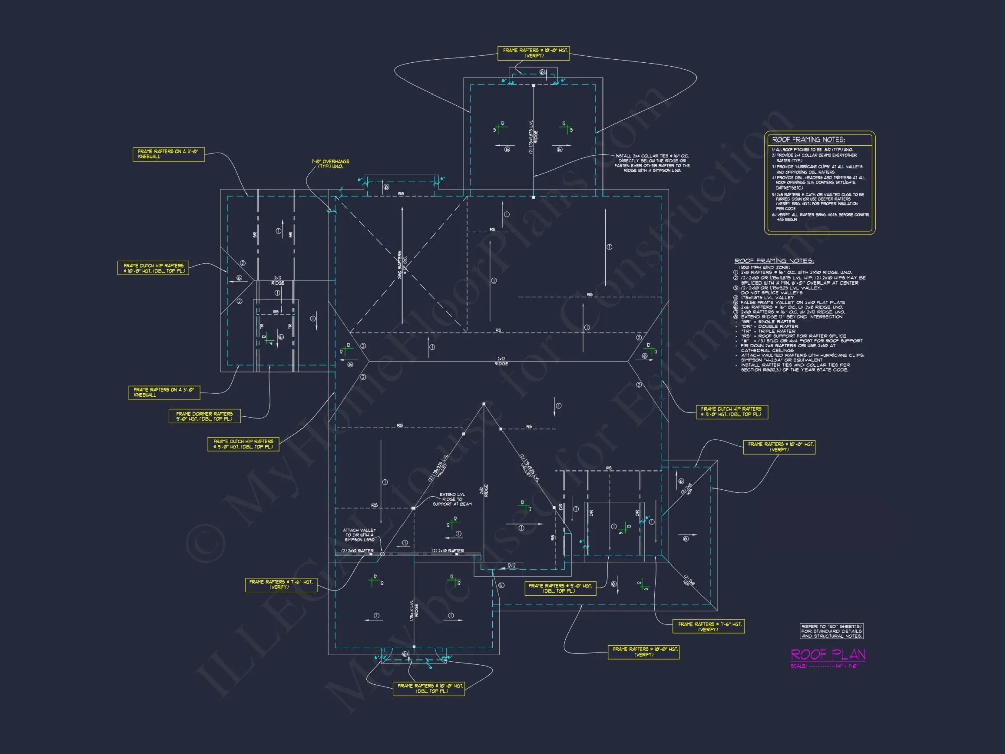 Luxurious house Floor Plan with Detailed CAD Designs & Blueprint