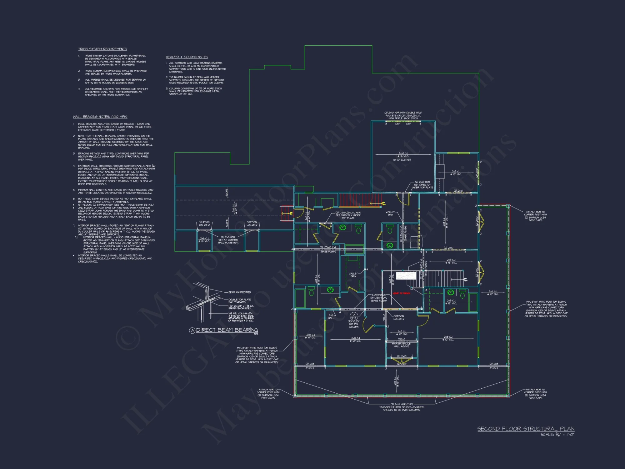 Elegant house Plan with Floor Plans and Blueprint Designs