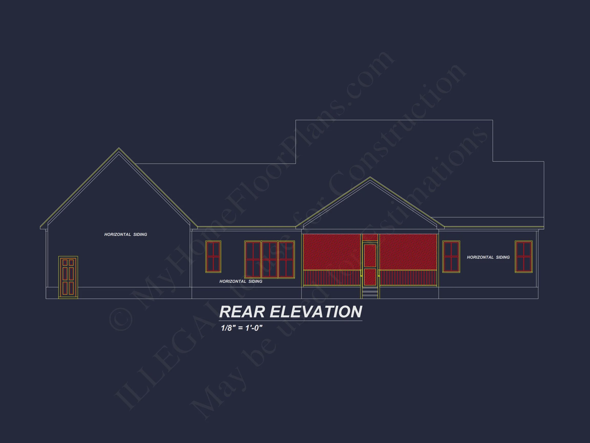 19-2092 HOUSE PLAN - Elegant House Plan with Blueprint Designs & CAD Features 4 Elegant house Plan with Blueprint Designs & CAD Features