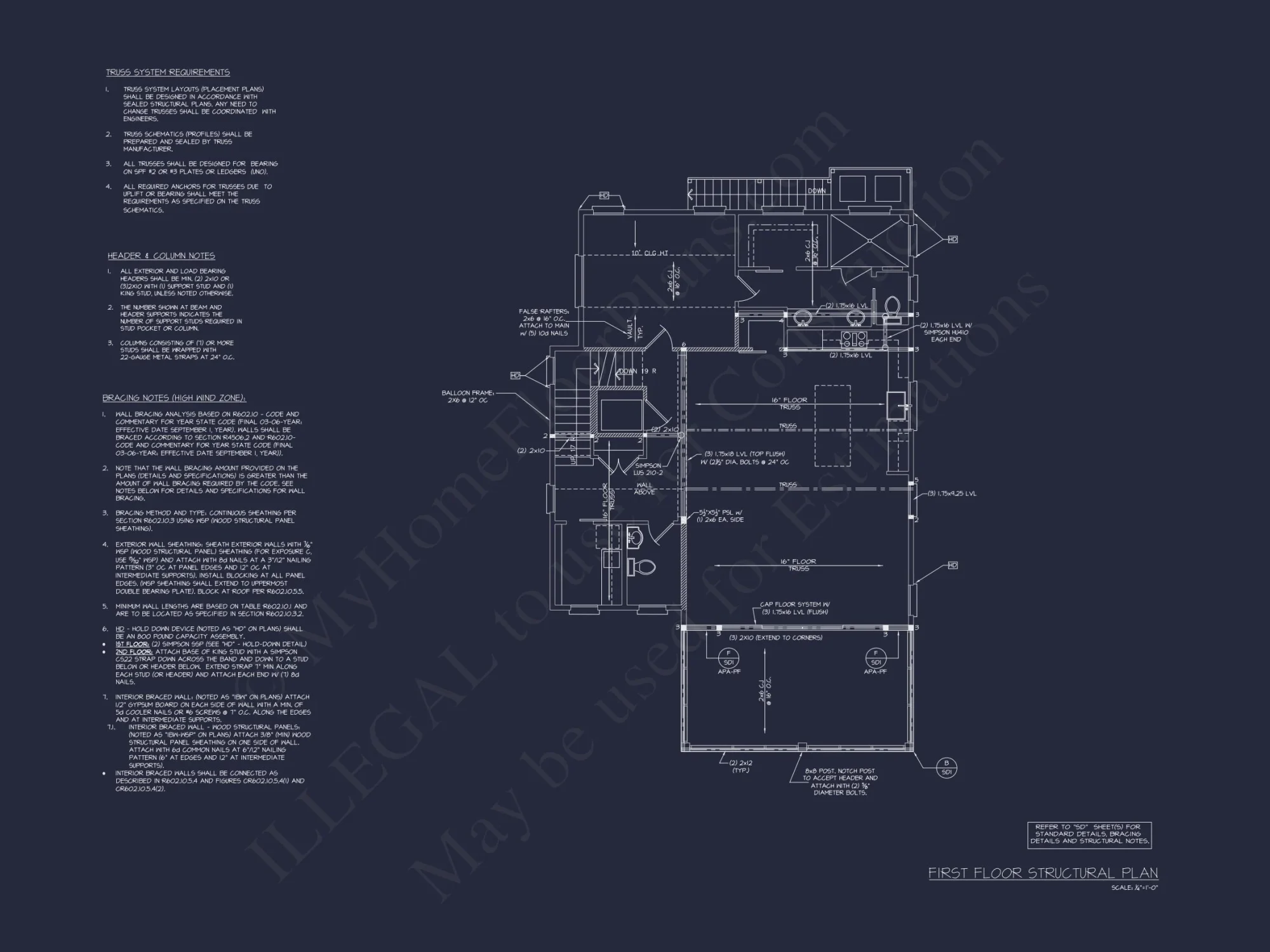 Beautiful house Plan With Coastal Design and CAD Blueprints