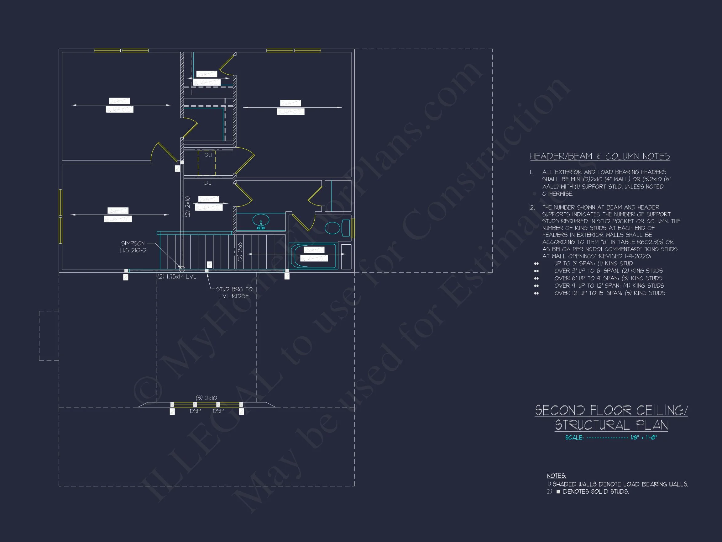 20-2154 HOUSE PLAN - Stunning House Plan with Detailed Floor Plan and CAD Designs 38 Stunning house Plan with Detailed Floor Plan and CAD Designs
