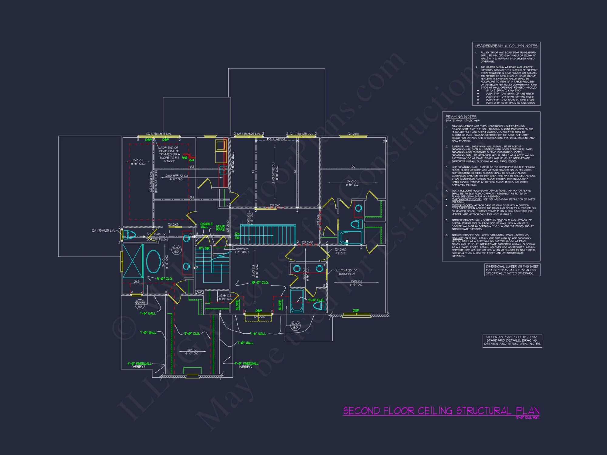 Spacious Traditional house Plan with Detailed Floor Designs