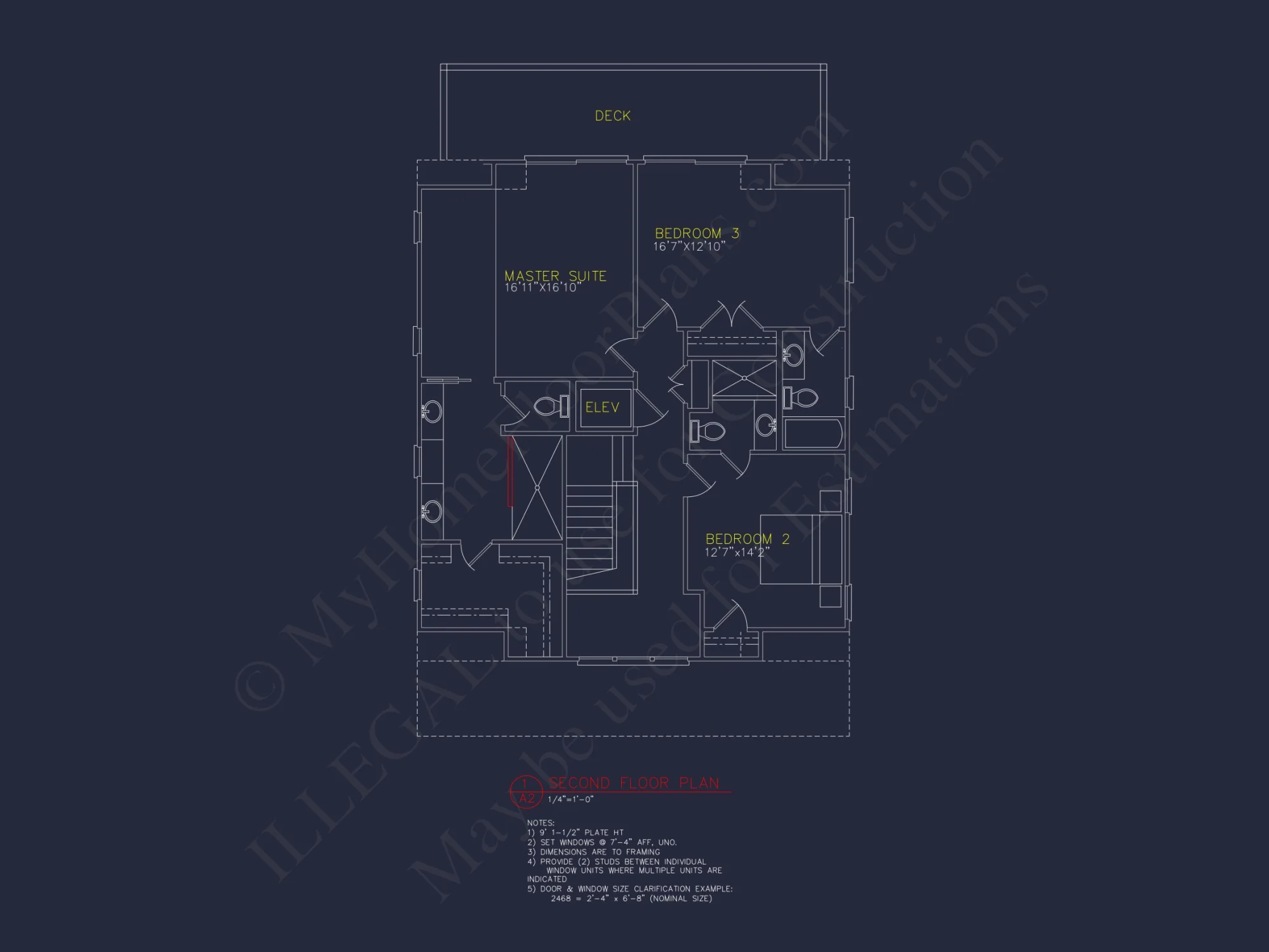 Modern Beach house CAD Plan with Coastal Architecture Options
