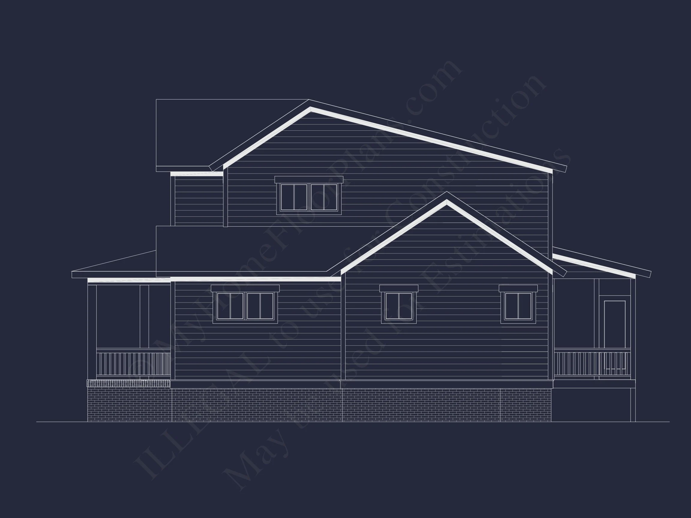 15-1490 HOUSE PLAN - Modern House Plan with 2 Floors, CAD Blueprint & 5 Bedrooms 40 Modern house Plan with 2 Floors, CAD Blueprint & 5 Bedrooms