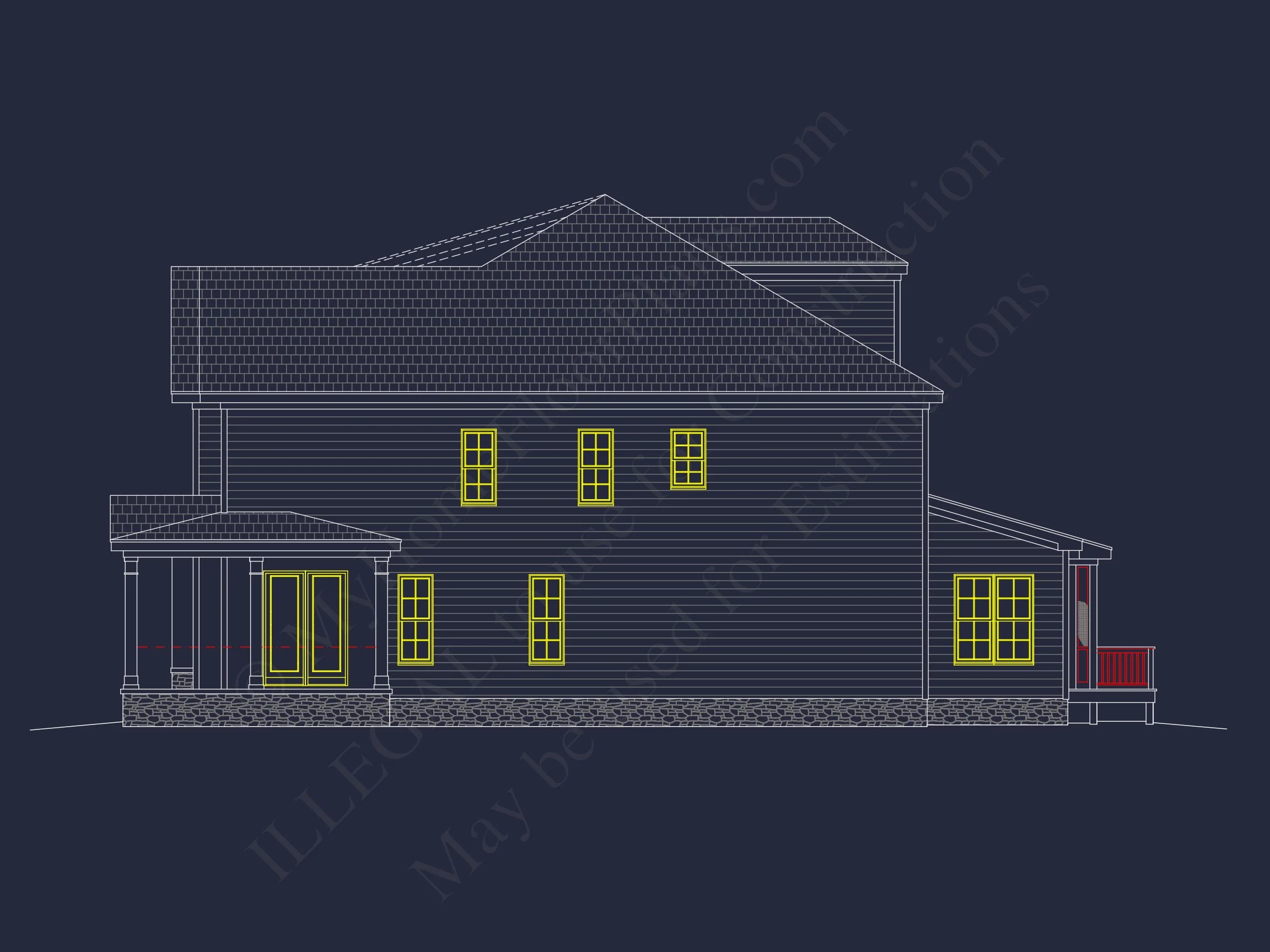 12-2629 HOUSE PLAN - Spacious Craftsman House Plan with 3 Floors and 5 Bedrooms 48 Spacious Craftsman house Plan with 3 Floors and 5 Bedrooms