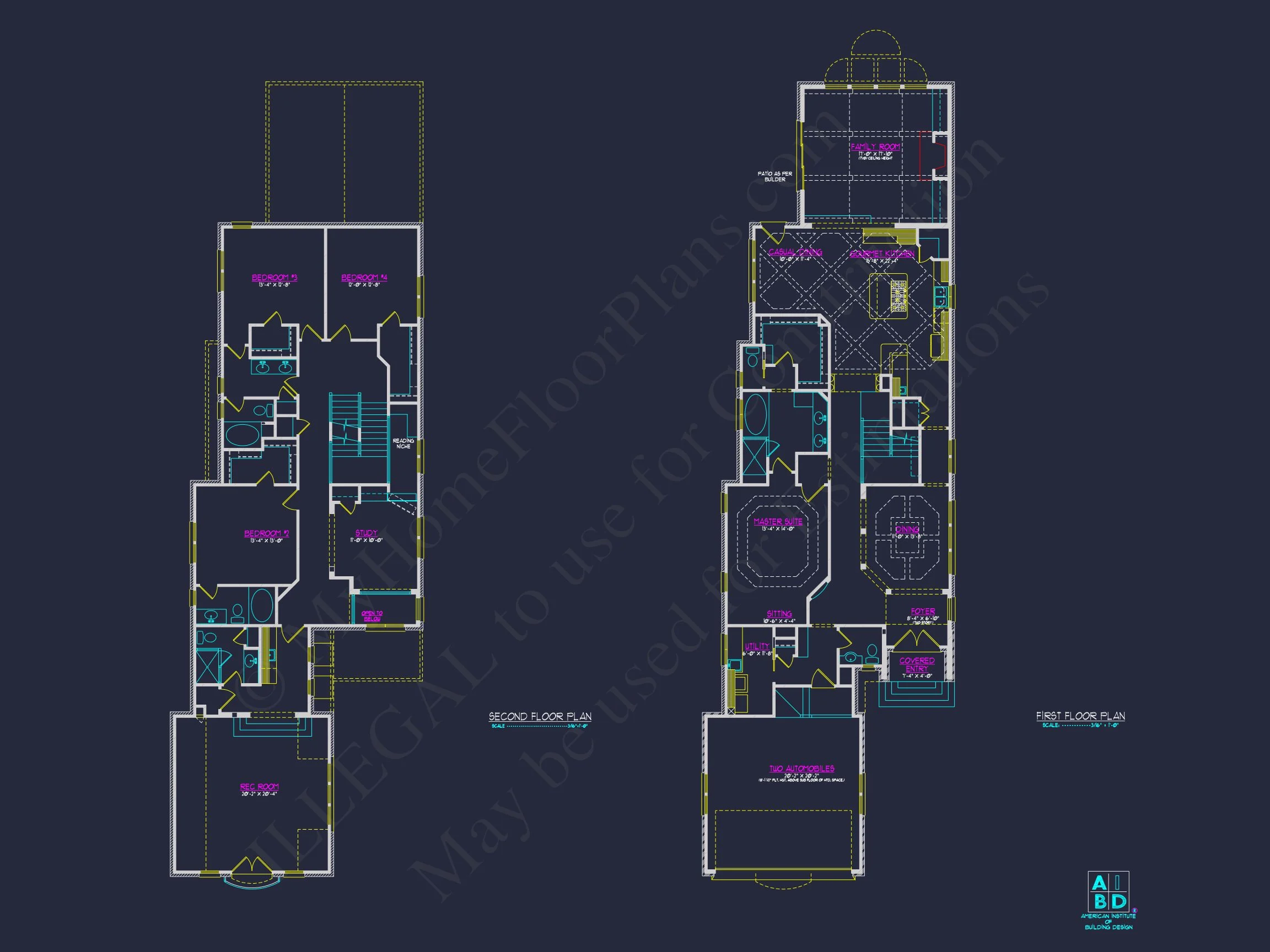 8-1822 HOUSE PLAN - Modern 2-Story House Plan with CAD Blueprint and Unique Designs 16 Modern 2-Story house Plan with CAD Blueprint and Unique Designs