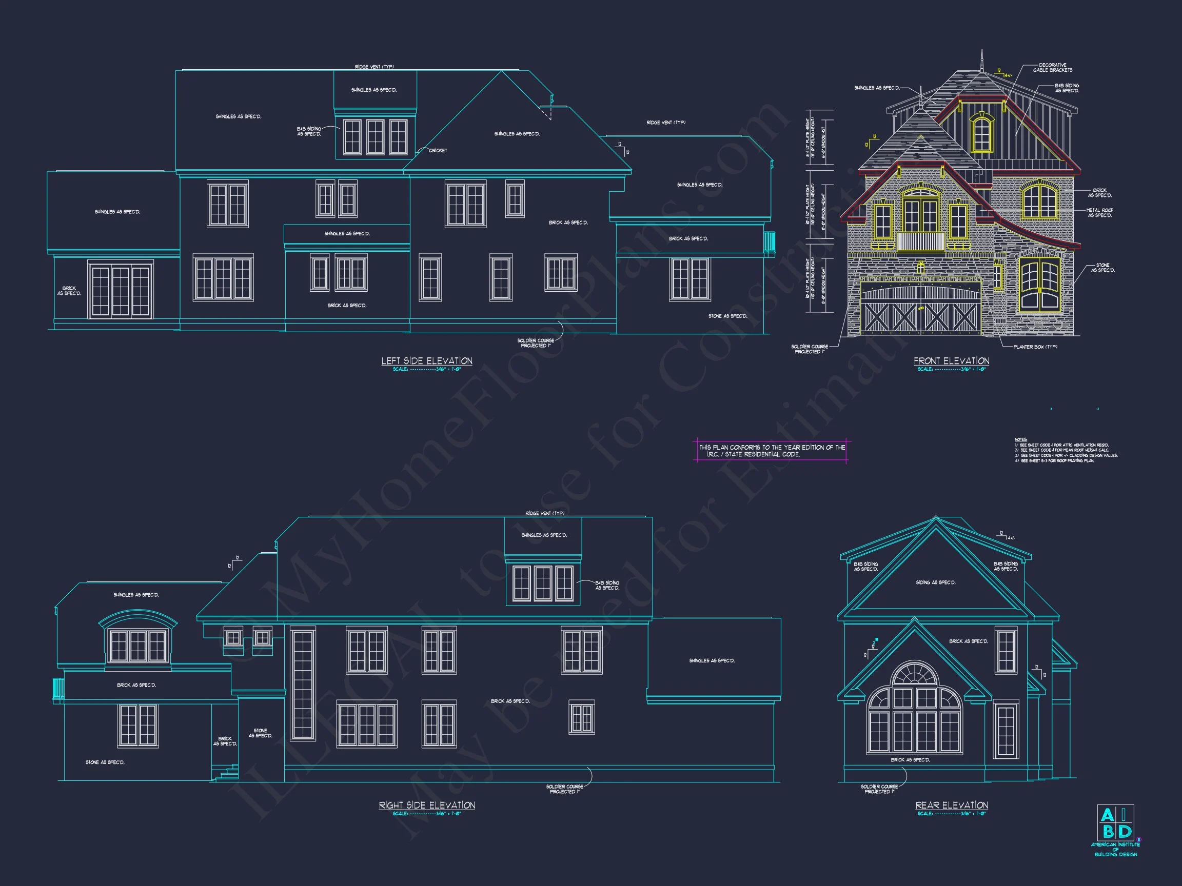 8-1822 HOUSE PLAN - Modern 2-Story House Plan with CAD Blueprint and Unique Designs 15 Modern 2-Story house Plan with CAD Blueprint and Unique Designs